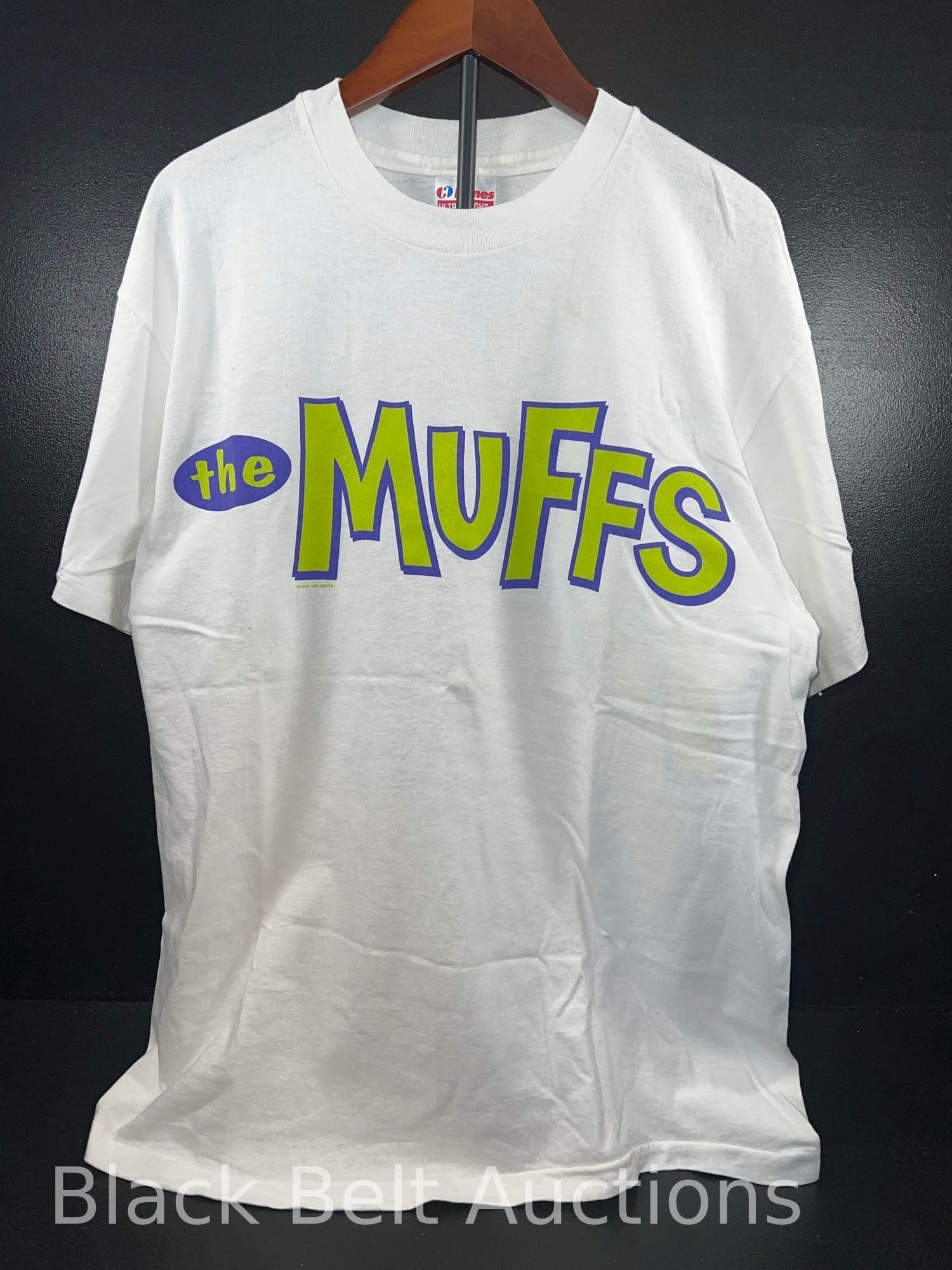 Two Vintage 1995 "The Muffs" Single Stitch T-Shirts - 2