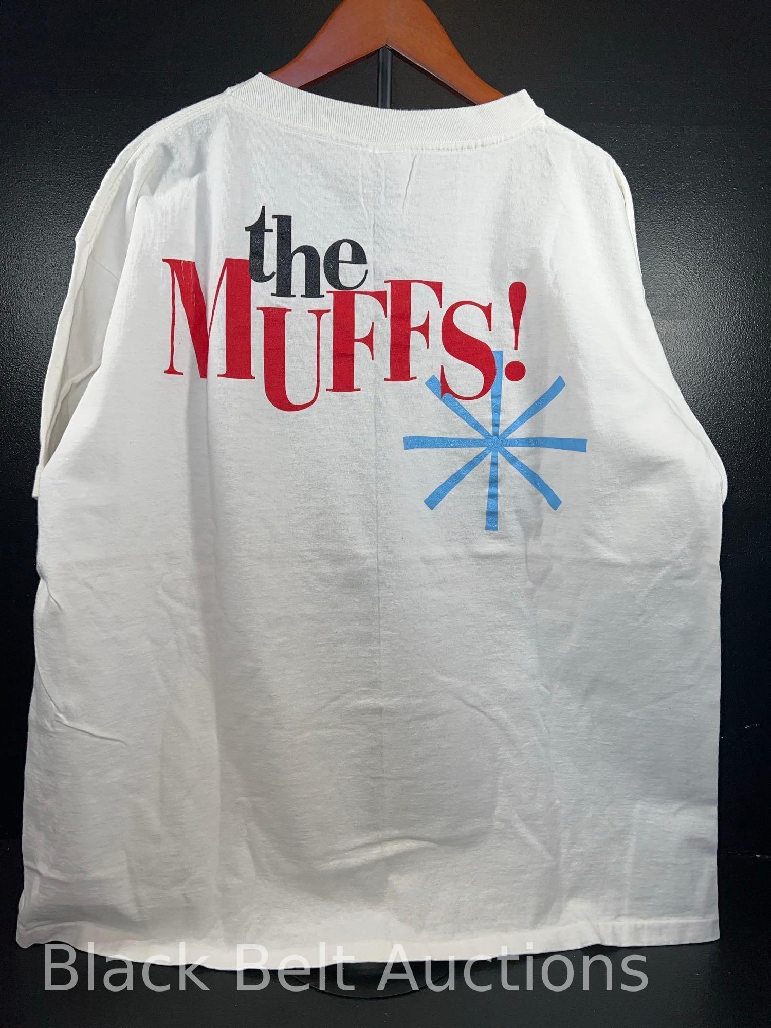 Two Vintage 1995 "The Muffs" Single Stitch T-Shirts - 9