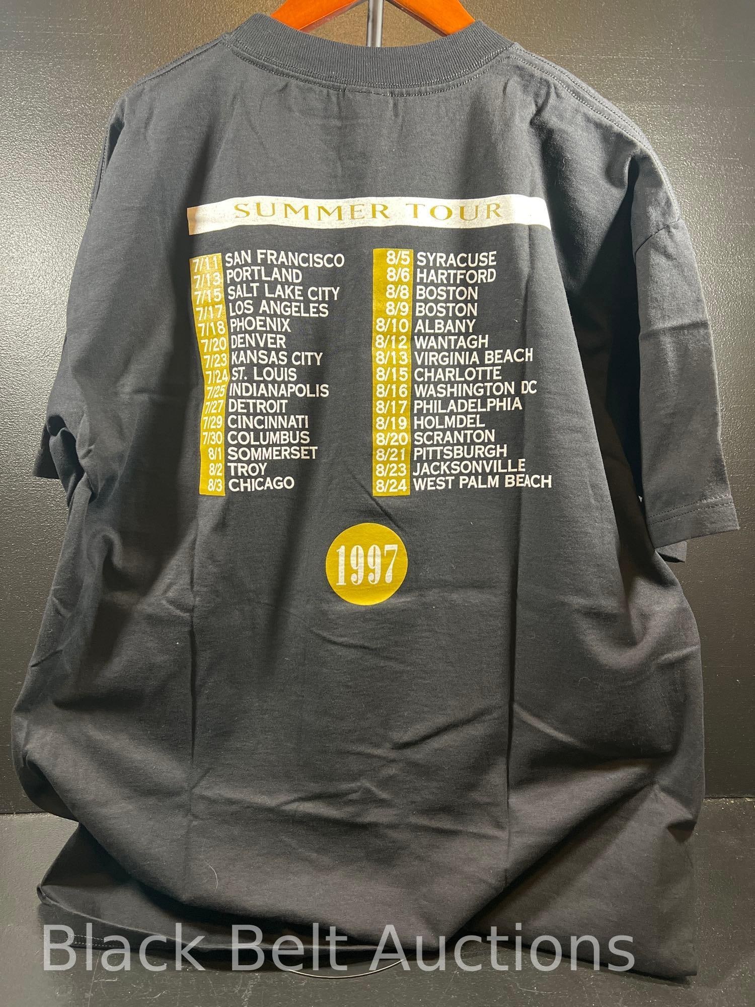 Neil Young 1997 Great Train Robberies Tour Shirt XL - 3