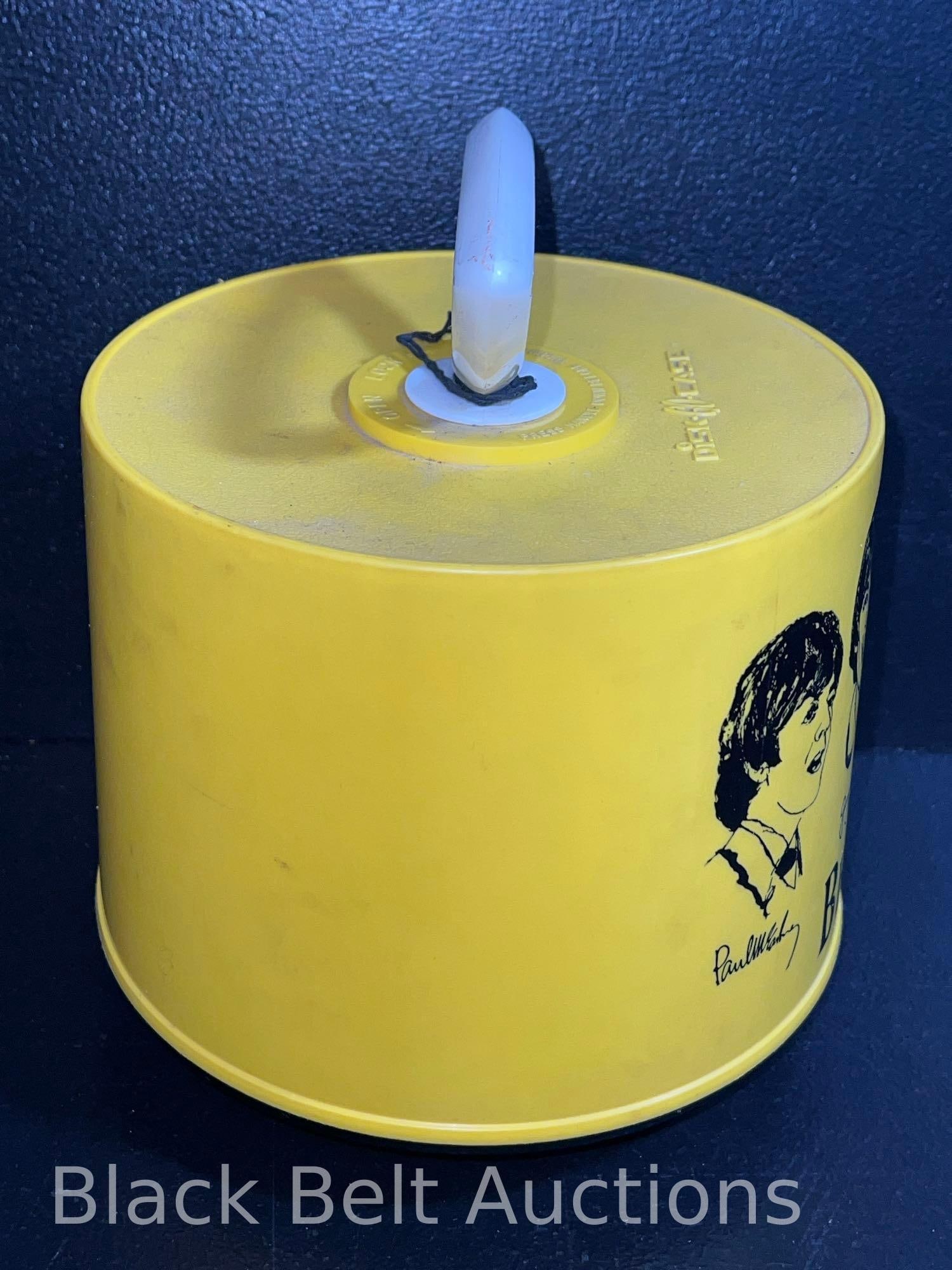 Vintage Yellow Beatles Disc-Go-Case Record Case - 6