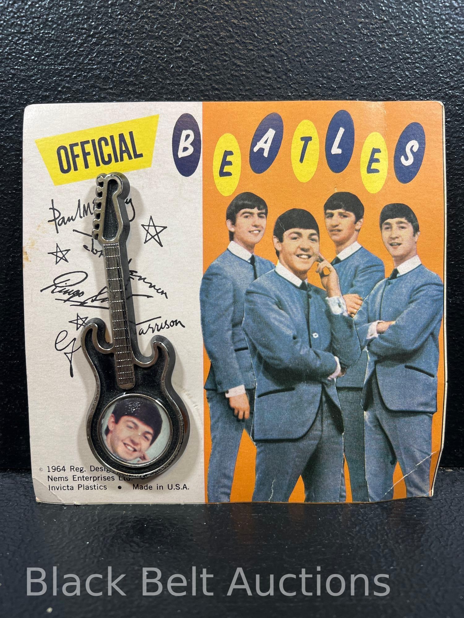 Paul McCartney Guitar Pin Original Card (1 of 5)