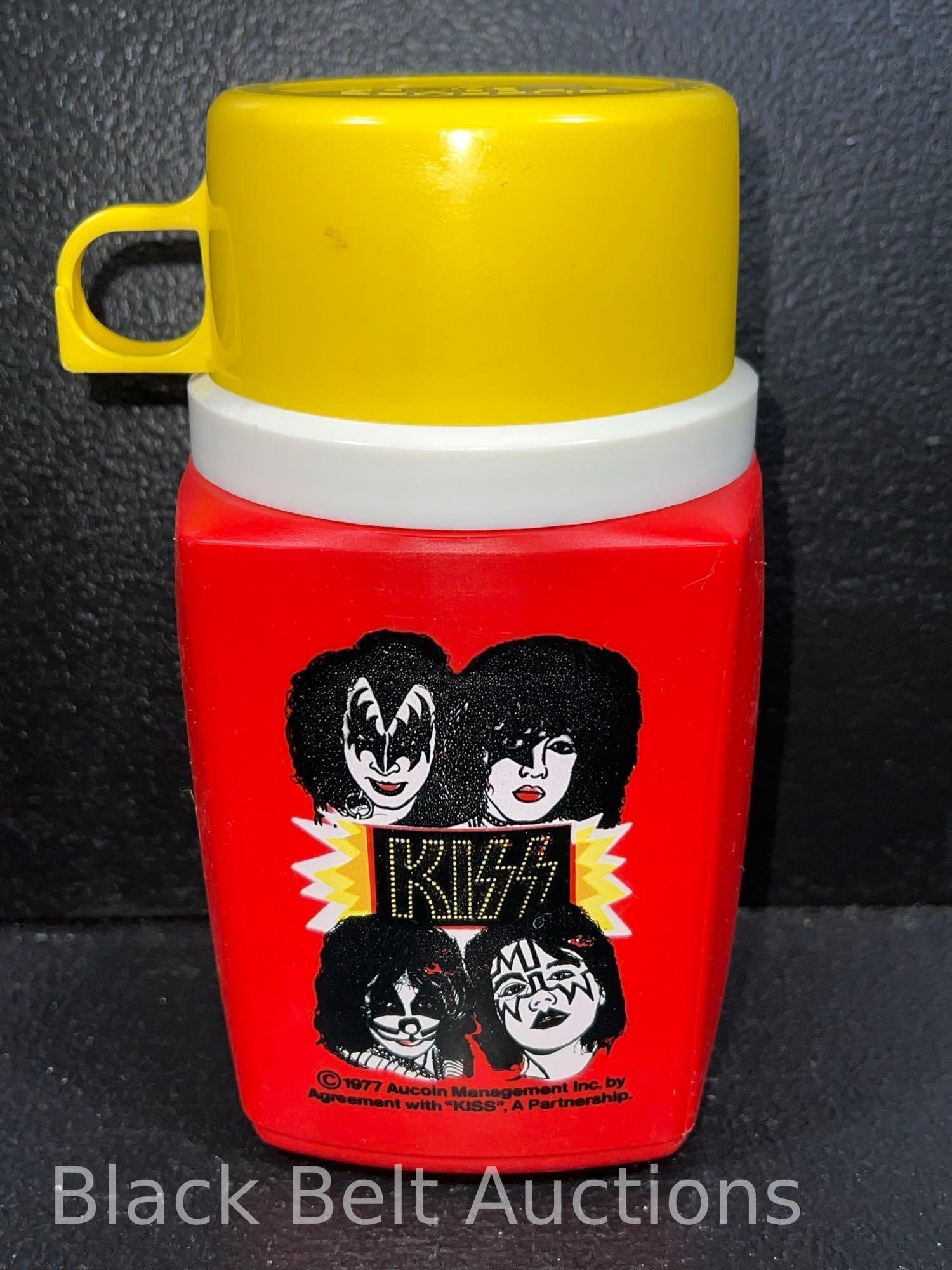 Original 1977 KISS Lunchbox and Bottle - 12