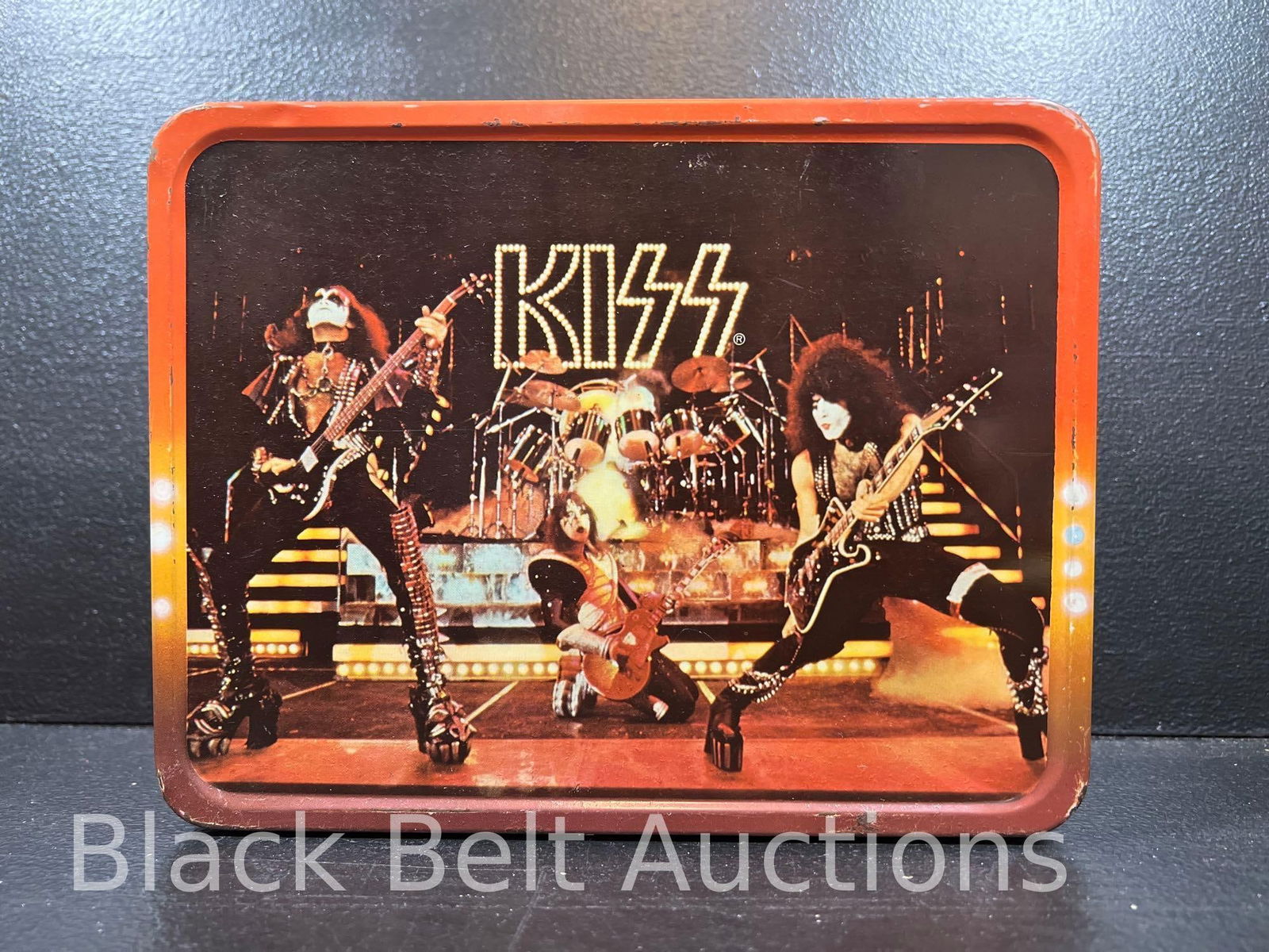 Original 1977 KISS Lunchbox and Bottle - 2
