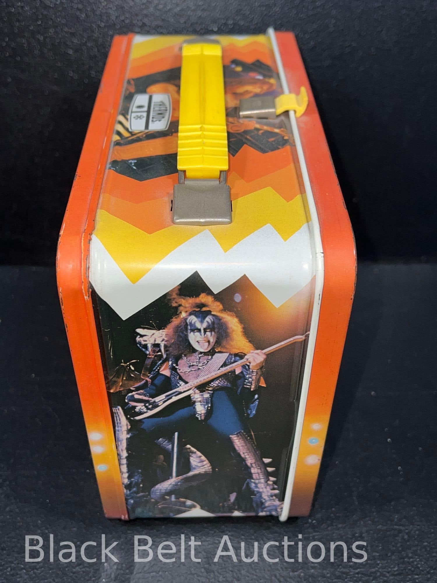 Original 1977 KISS Lunchbox and Bottle - 5