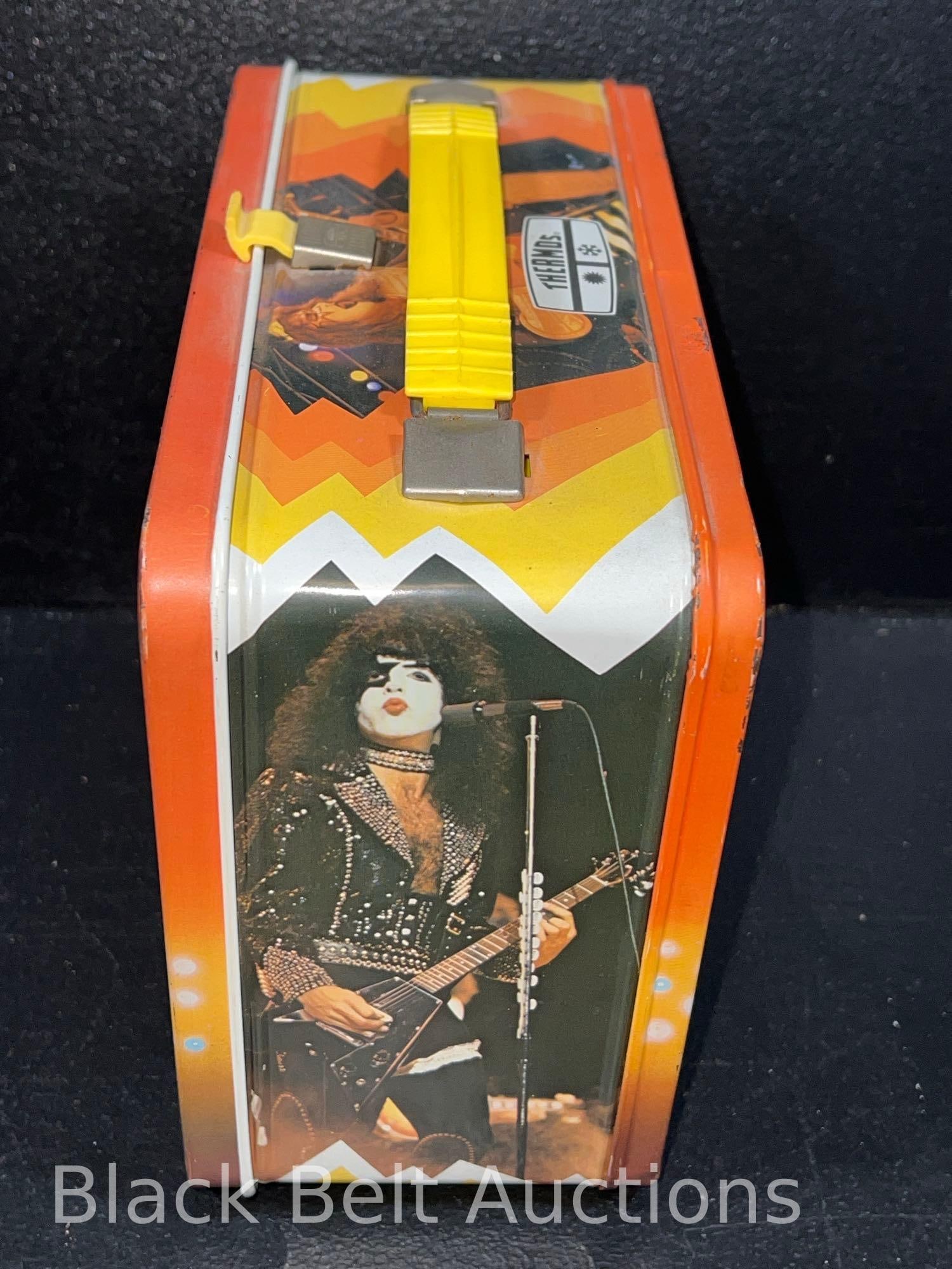 Original 1977 KISS Lunchbox and Bottle - 6
