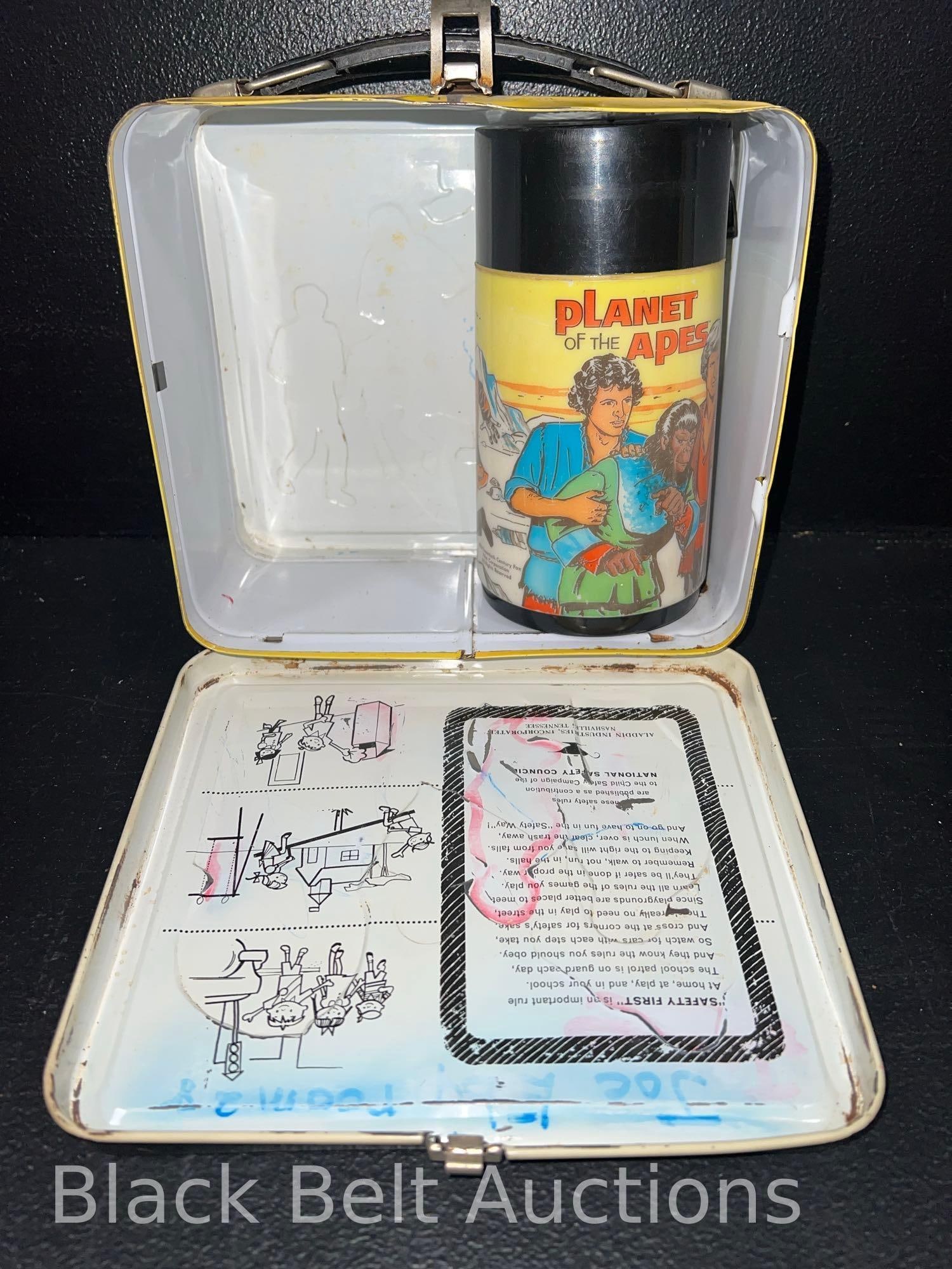 1974 Planet of the Apes Lunchbox and Thermos - 8