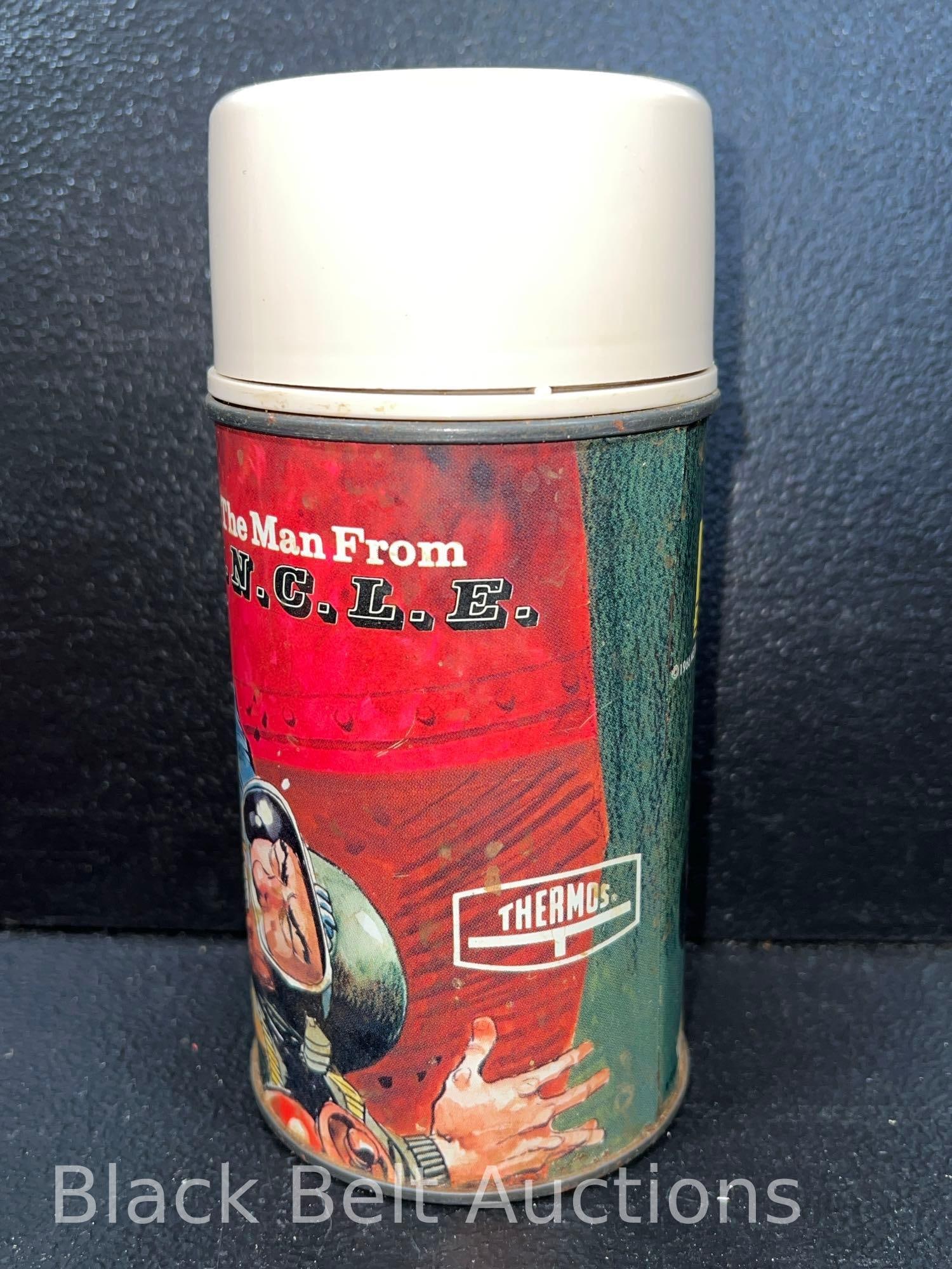 1966 Man From U.N.C.L.E. Lunchbox And Bottle - 12