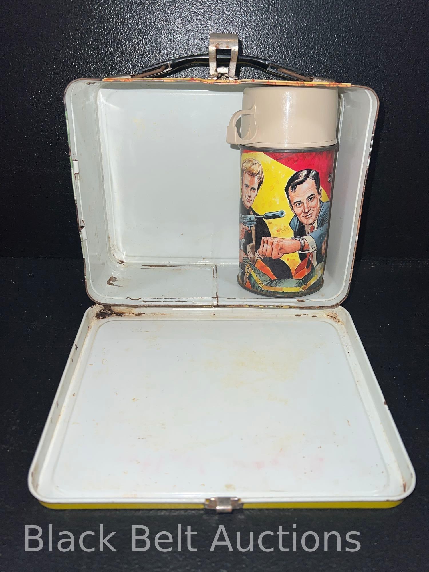 1966 Man From U.N.C.L.E. Lunchbox And Bottle - 7