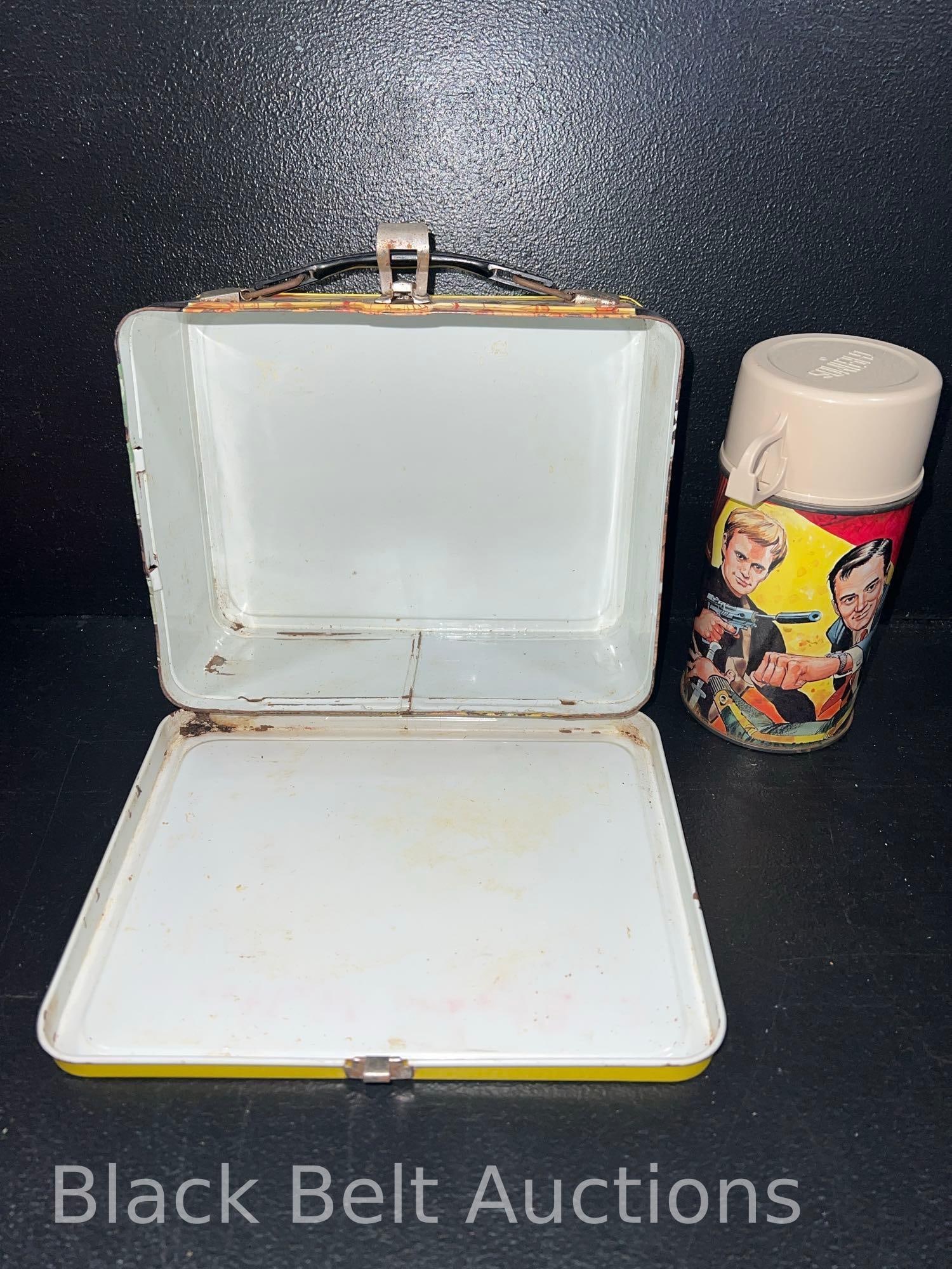 1966 Man From U.N.C.L.E. Lunchbox And Bottle - 8
