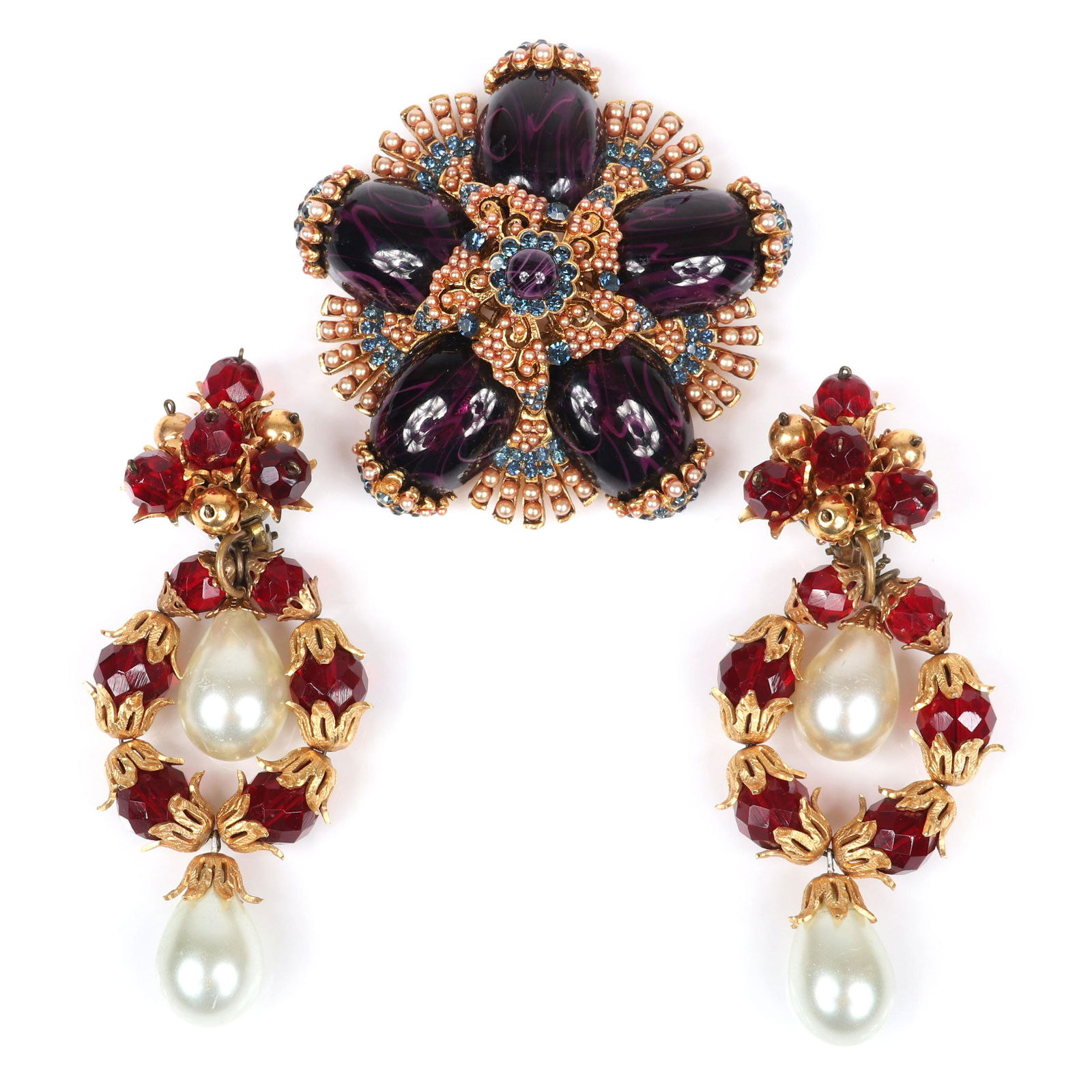 Carolina Herrera modern couture designer layered floral (1 of 5)