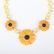 Vintage carved Bakelite Black Eyed Susan daisy flower - 2