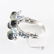 Unsigned Juliana? / Schreiner? silver tone with blue - 4
