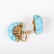 Miriam Haskell hinged brass bangle bracelet and - 4
