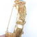 Miriam Haskell hinged brass bangle bracelet and - 5