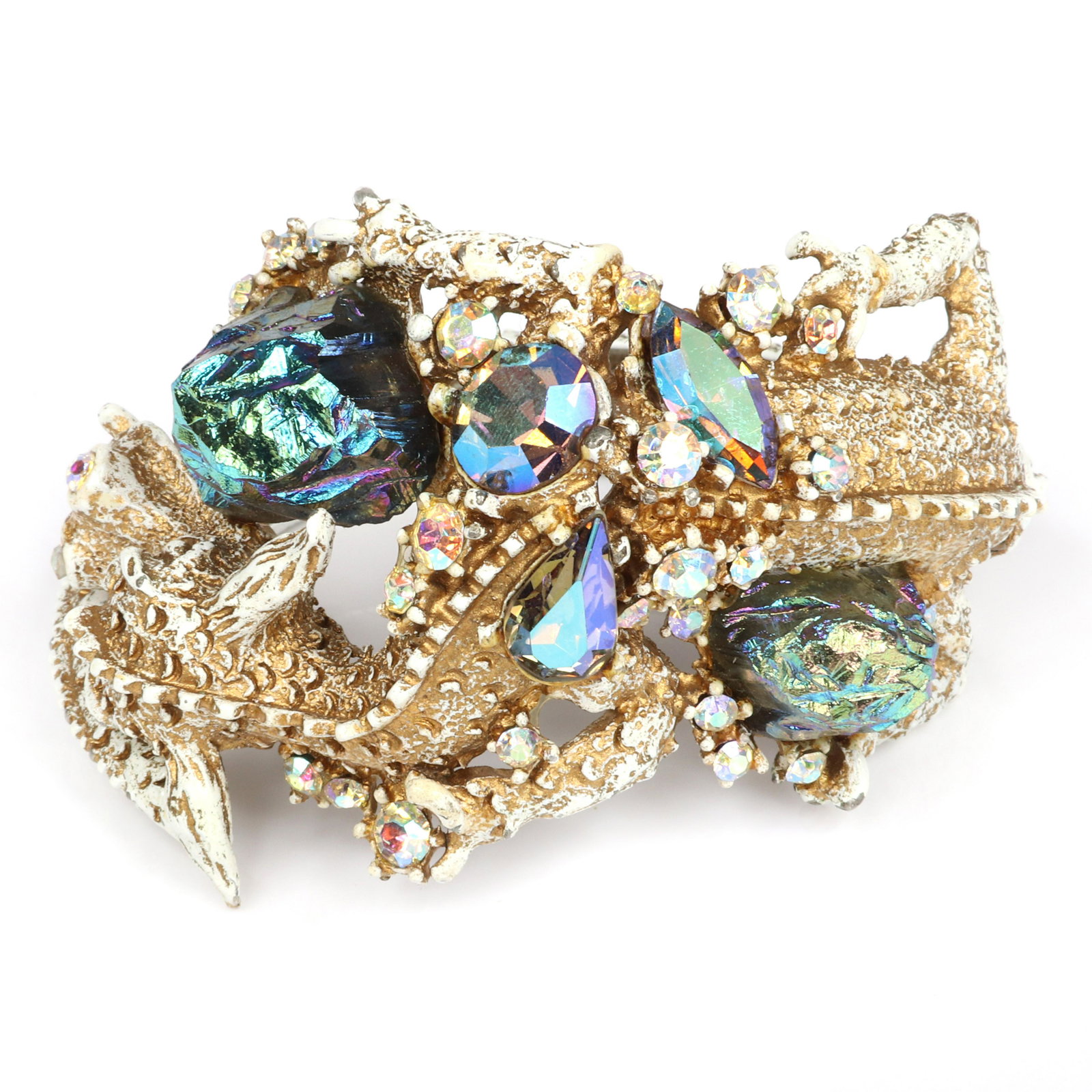 HAR dimensional Dragon figural hinged bangle bracelet (1 of 4)