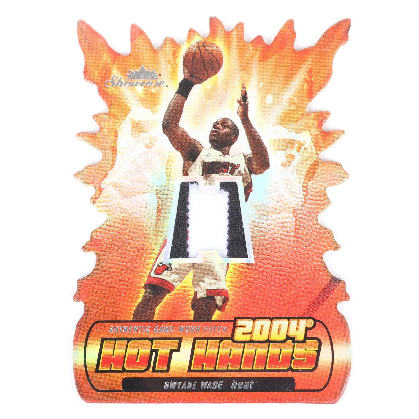 2004-05 Fleer Dwyane Wade Hot Hands Jersey Card #HH-DW: 2004-05 Fleer Dwyane Wade Hot Hands Jersey Card #HH-DW 31/50
