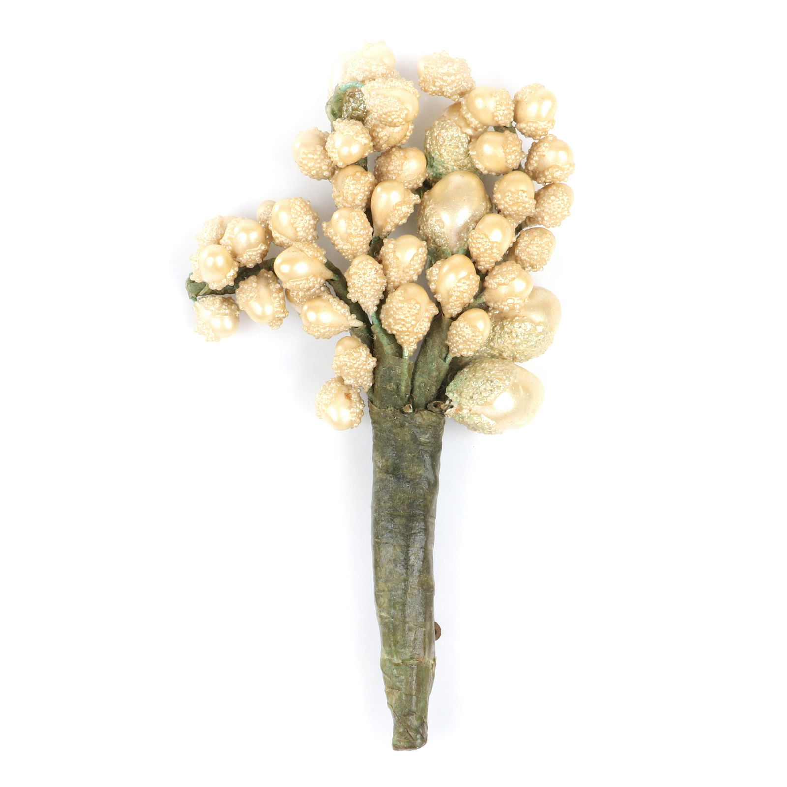 Eisenberg Original large wired floral spray lapel pin (1 of 3)