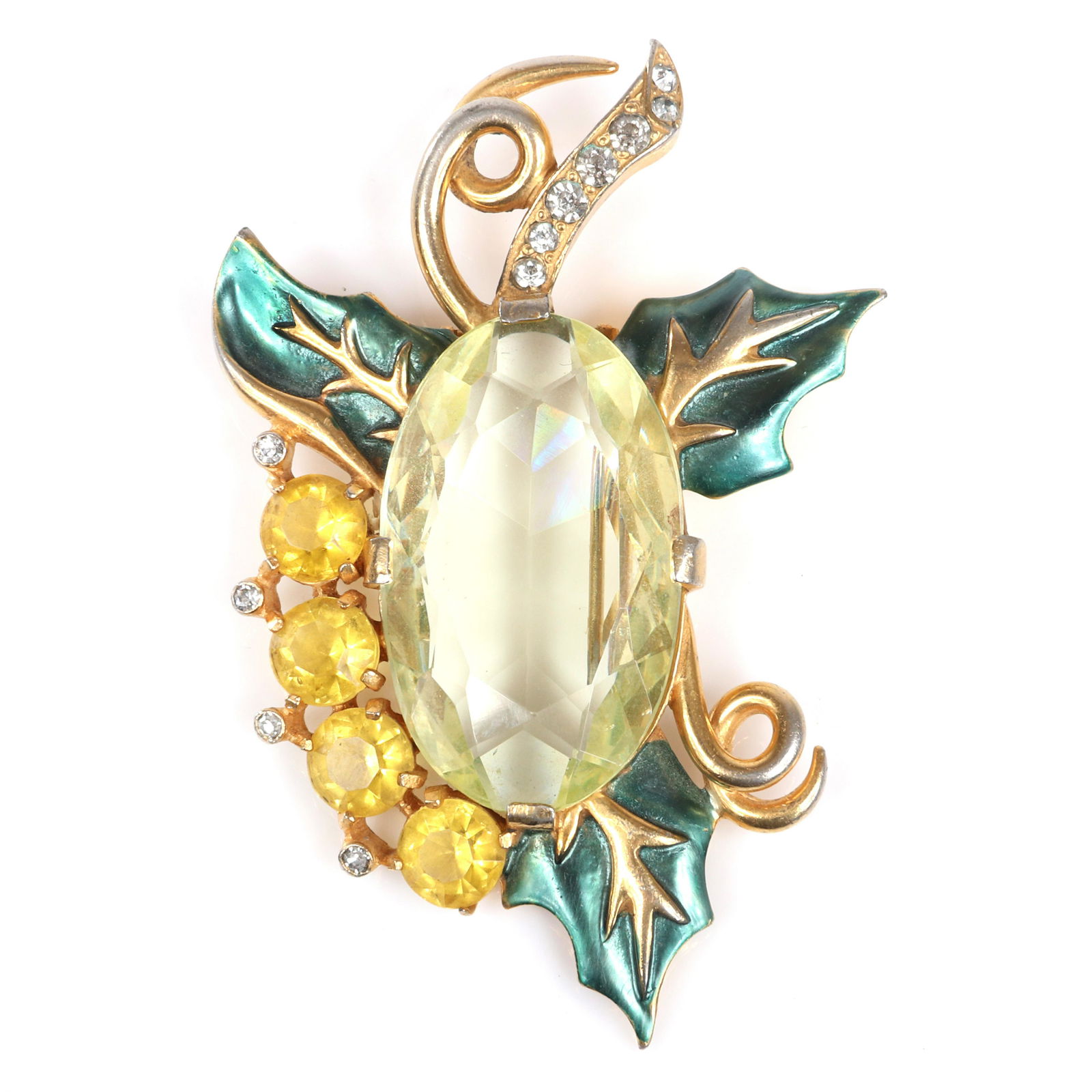 Eisenberg Originals large sterling vermeil citrine (1 of 5)