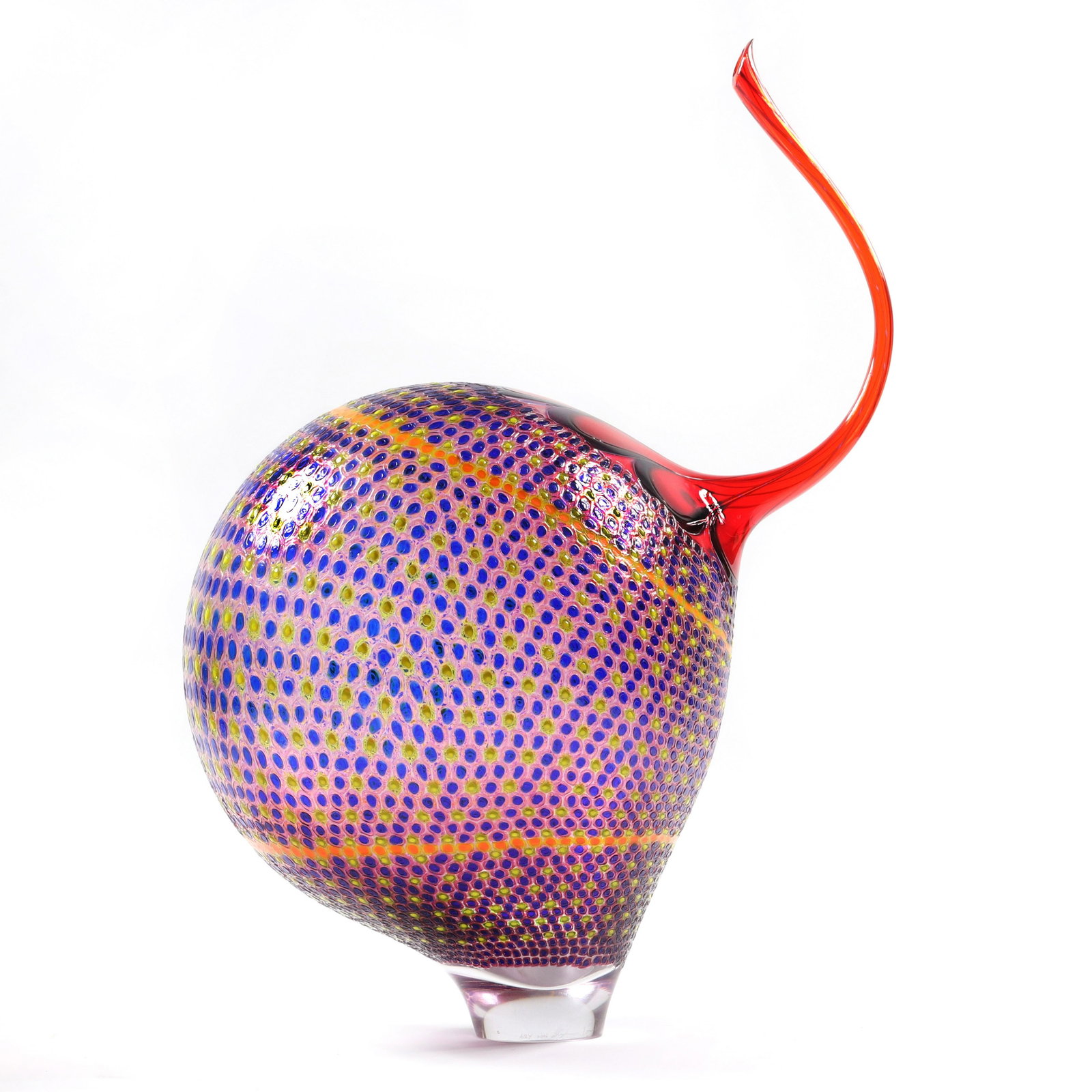 Stephen Rolfe Powell, (American, 1951-2019), unknown,: Stephen Rolfe Powell(American, 1951-2019)unknown, from the Screamers seriesstudio art glass. Provenance: Property of the Estate of Craig W Johnson, purchased from the artist, Danville, Kentucky. Biogr
