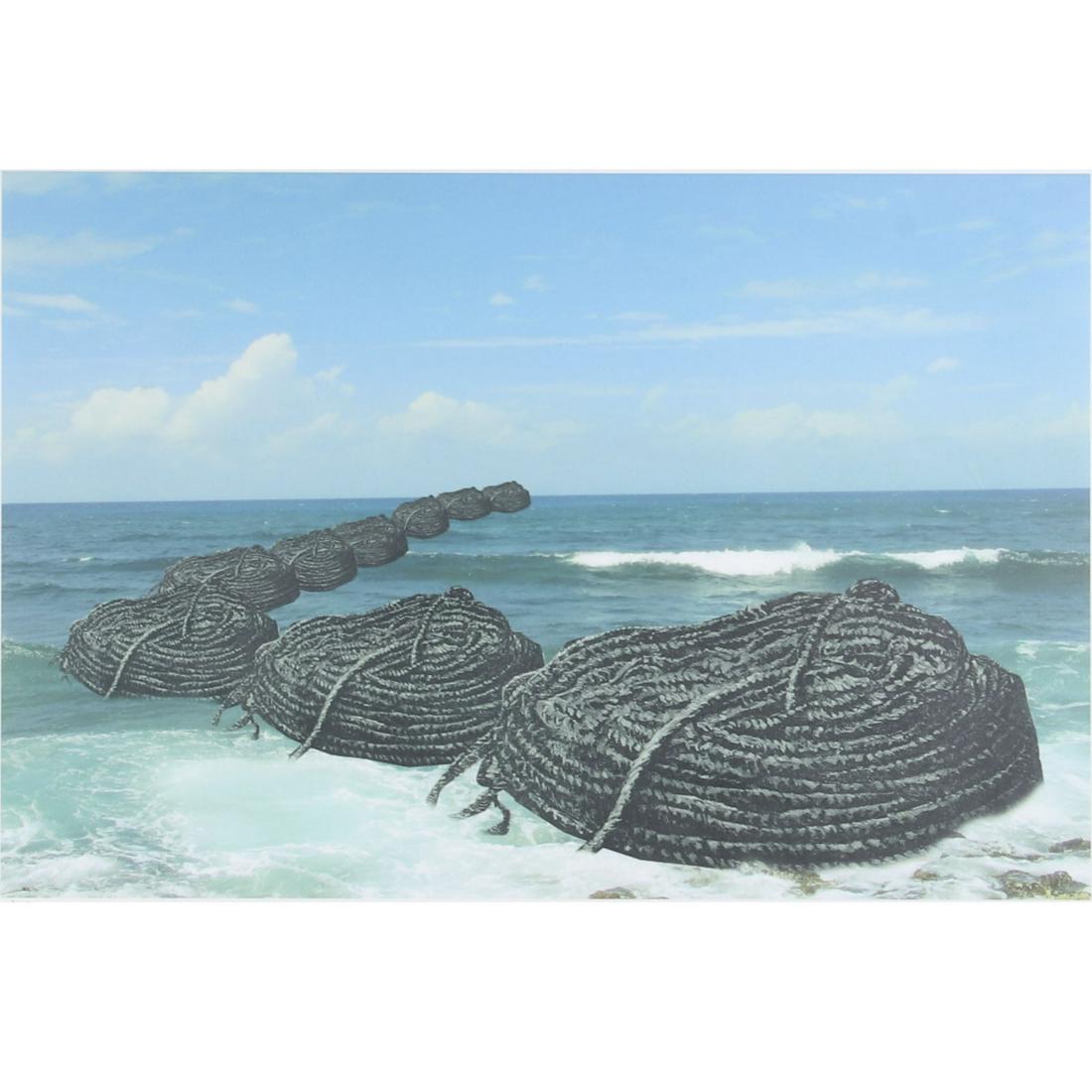 Sandra Ramos Lorenzo, (Cuban, b.1969), Without title: Sandra Ramos Lorenzo(Cuban, b.1969)Without title from the series: Mar de los Lamentos, Soga, 2004digital photographic print with collagelower margin signed and numbered 4/20. Provenance: Property of t