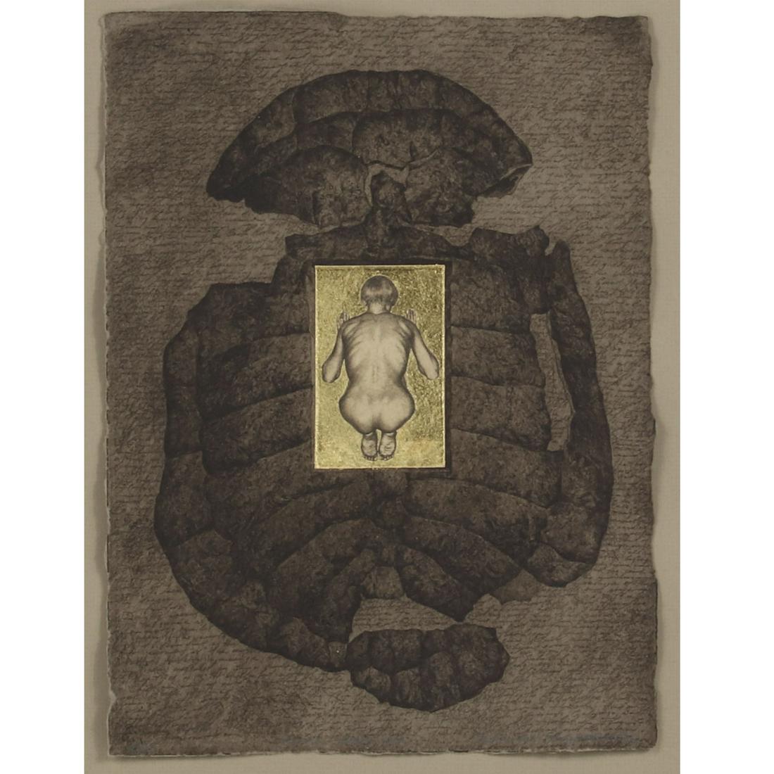 Suzanne Scherer & Pavel Ouporov, (USA / Russia), Massa: Suzanne Scherer & Pavel Ouporov(USA / Russia)Massa Confusa, 1997original etchingProvenance: Mimi Ferzt Gallery, New York, NY. From the artists' website: American-born Suzanne Scherer and Russian-born 