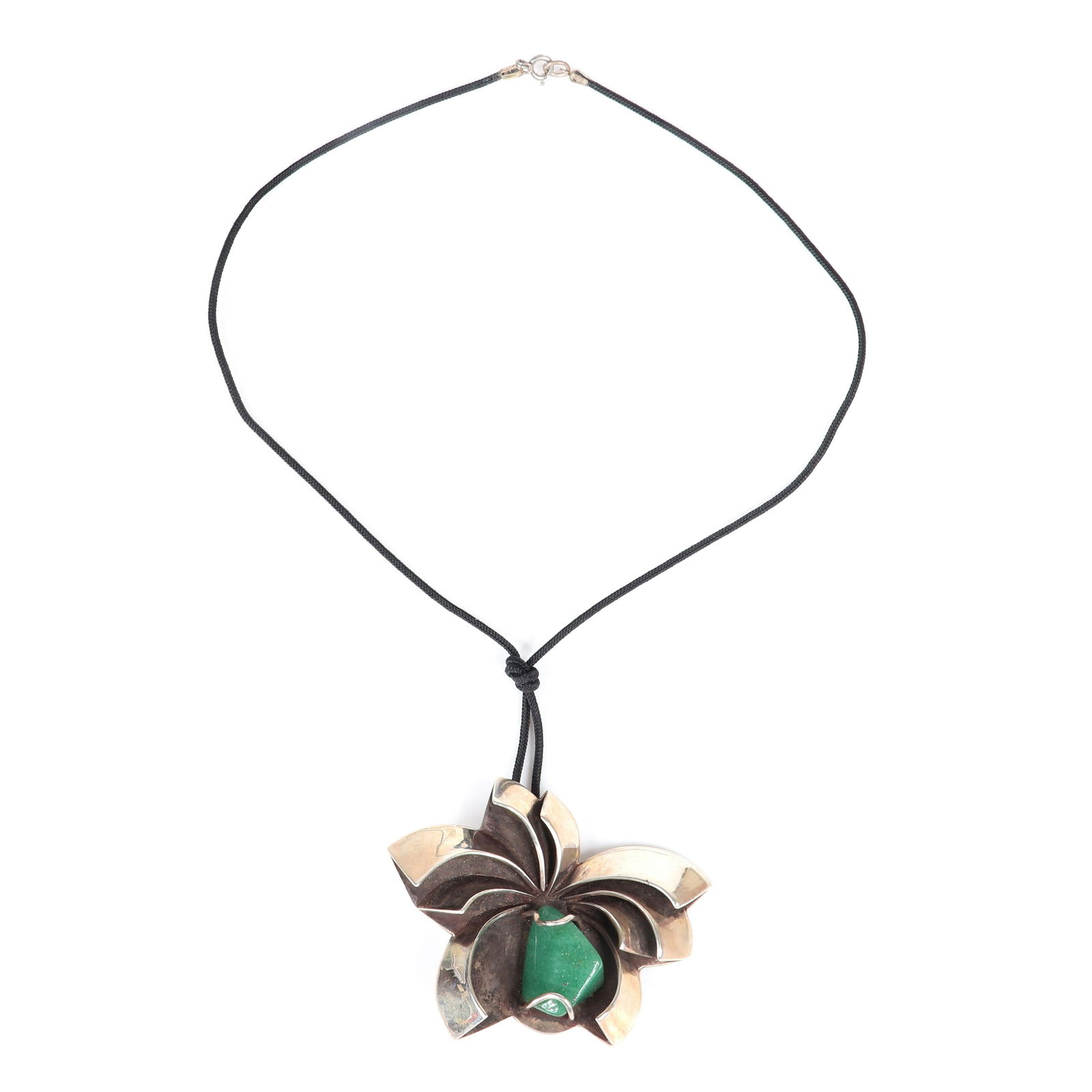 Mildred Ball American Modernist sterling silver pin (1 of 4)