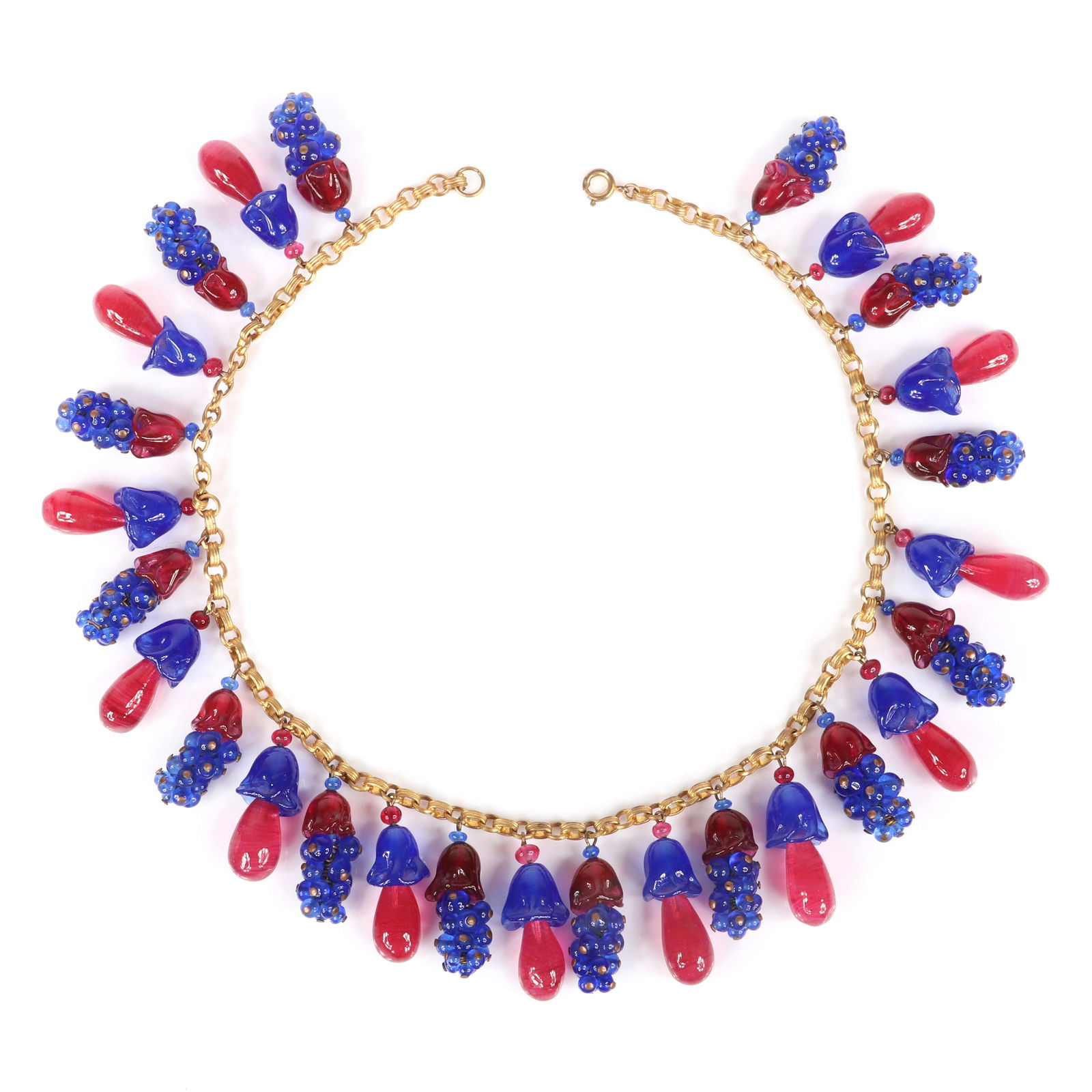 French Gripoix poured glass choker necklace with (1 of 3)