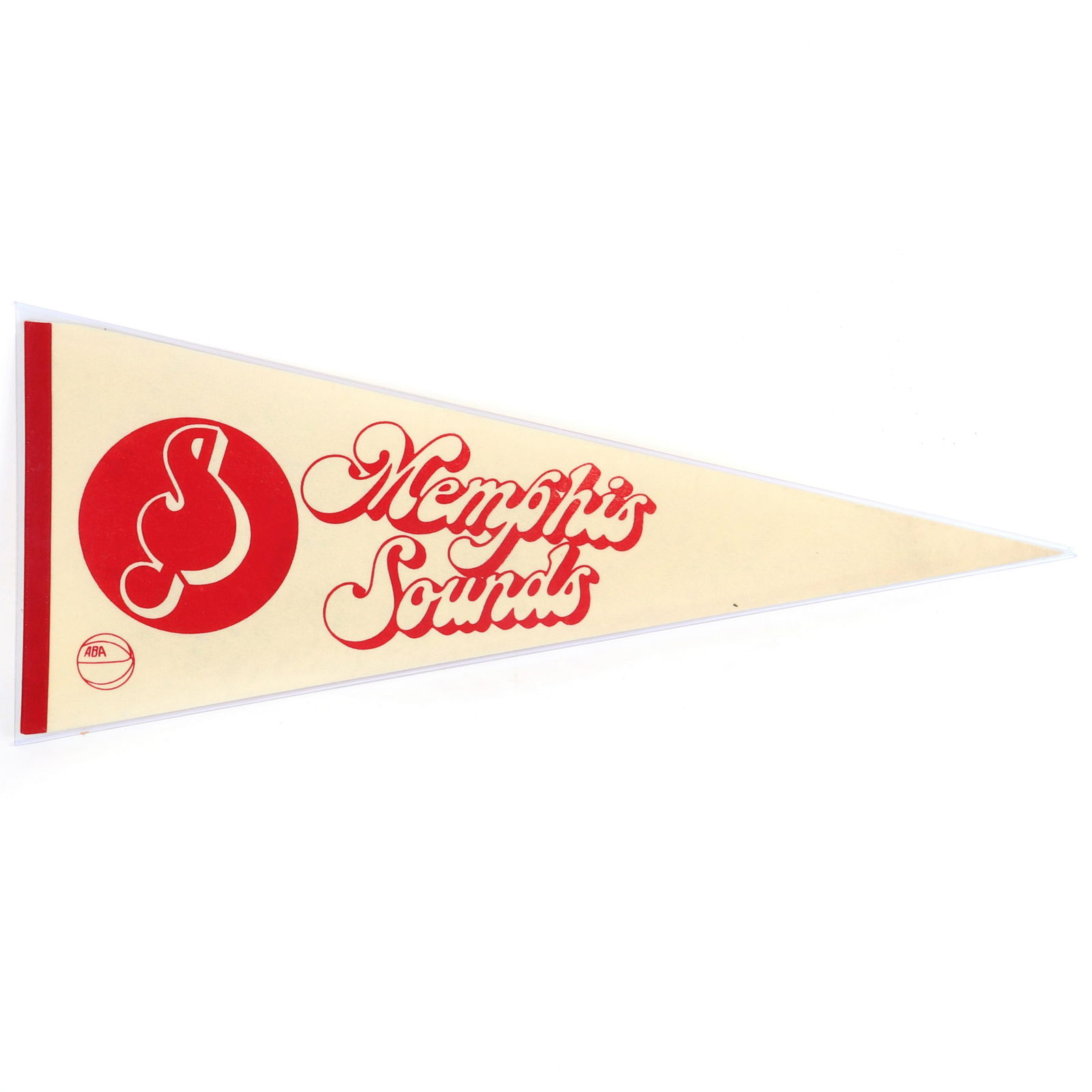 Vintage Memphis Sounds ABA Basketball Pennant (1 of 3)