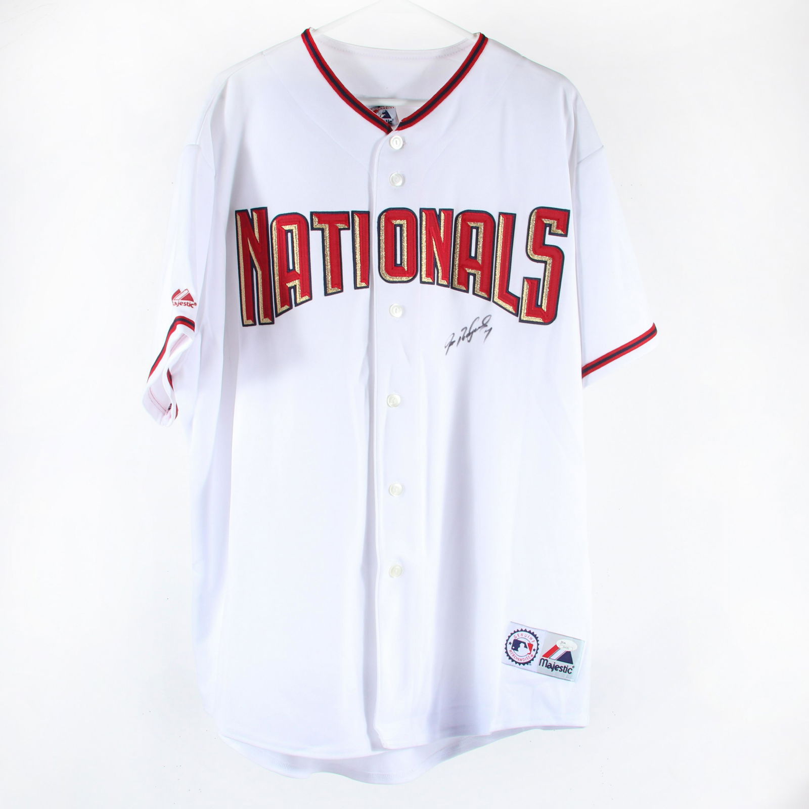 Ivan "Pudge" Rodriguez Autographed Washington Nationals (1 of 5)