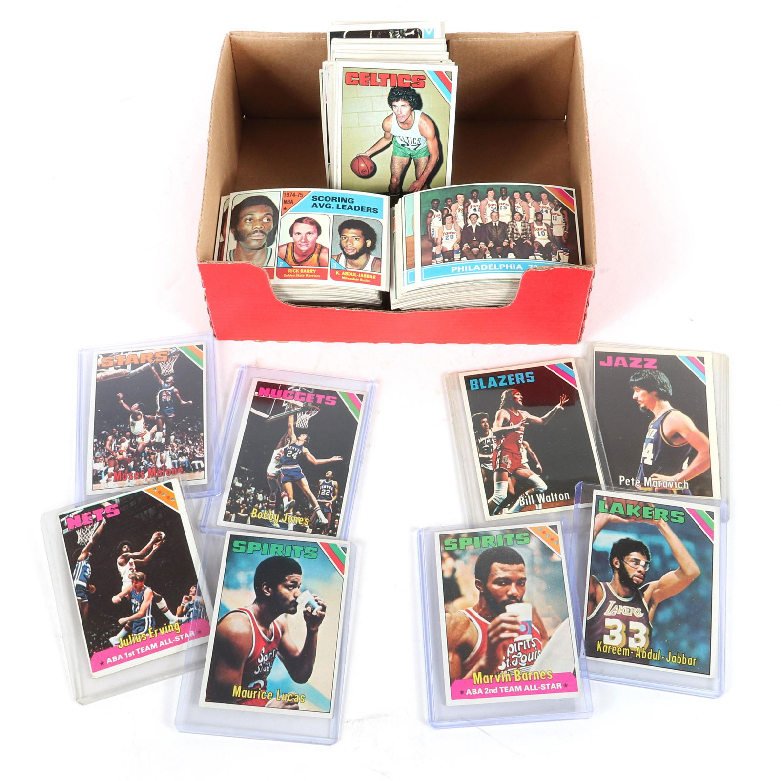 1975-76 Topps Basketball Complete 330 Card Set (1 of 4)