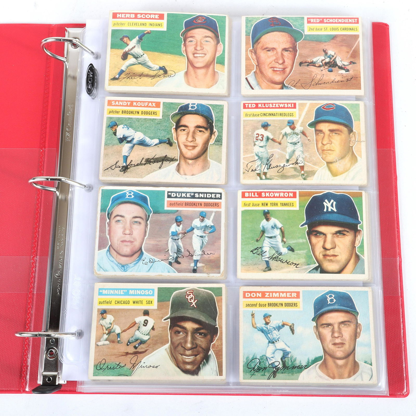1956 Topps Baseball 112 Card Lot with Stars, VG-VGEX-EX (1 of 3)