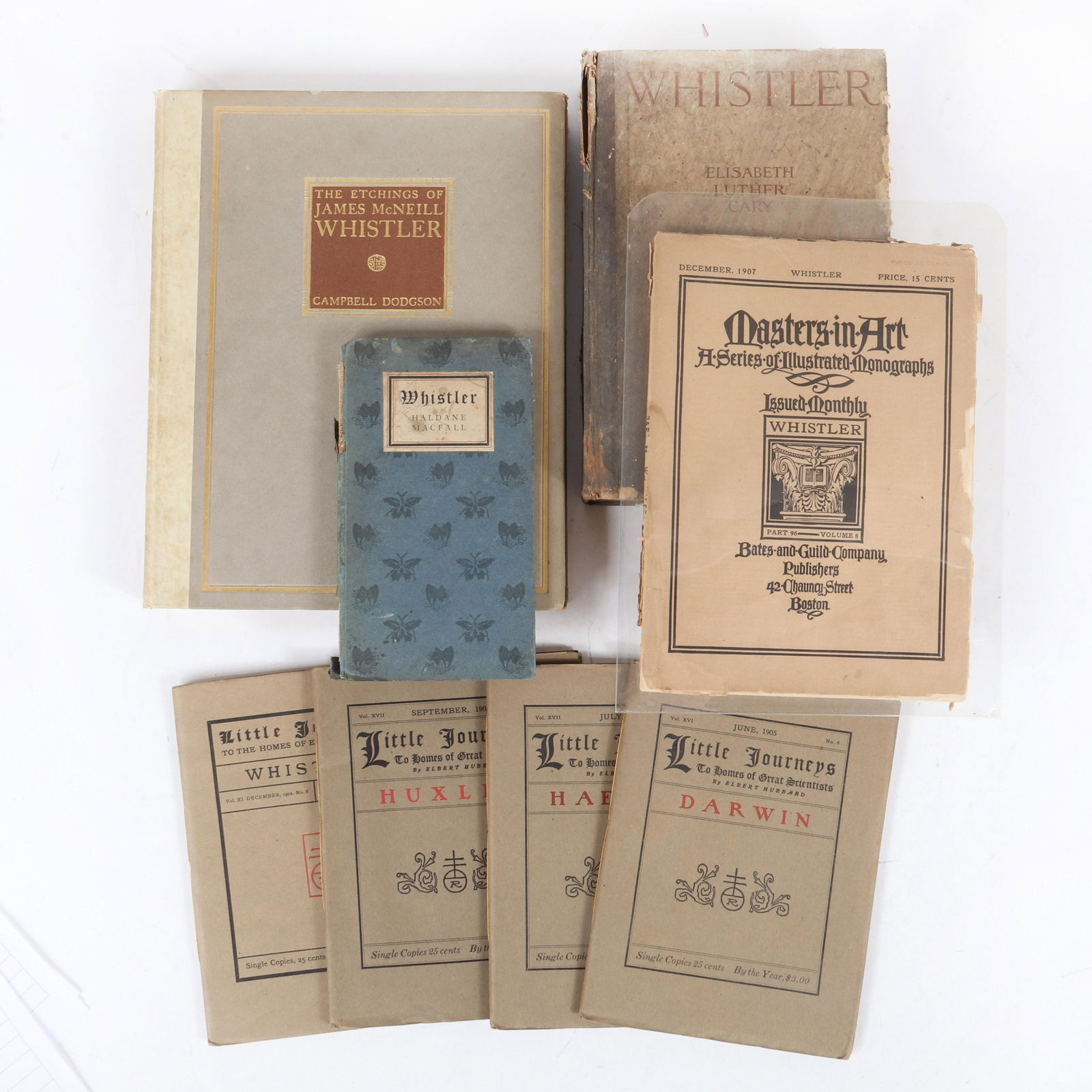 Eight antique books: The Etchings of James McNeill (1 of 4)