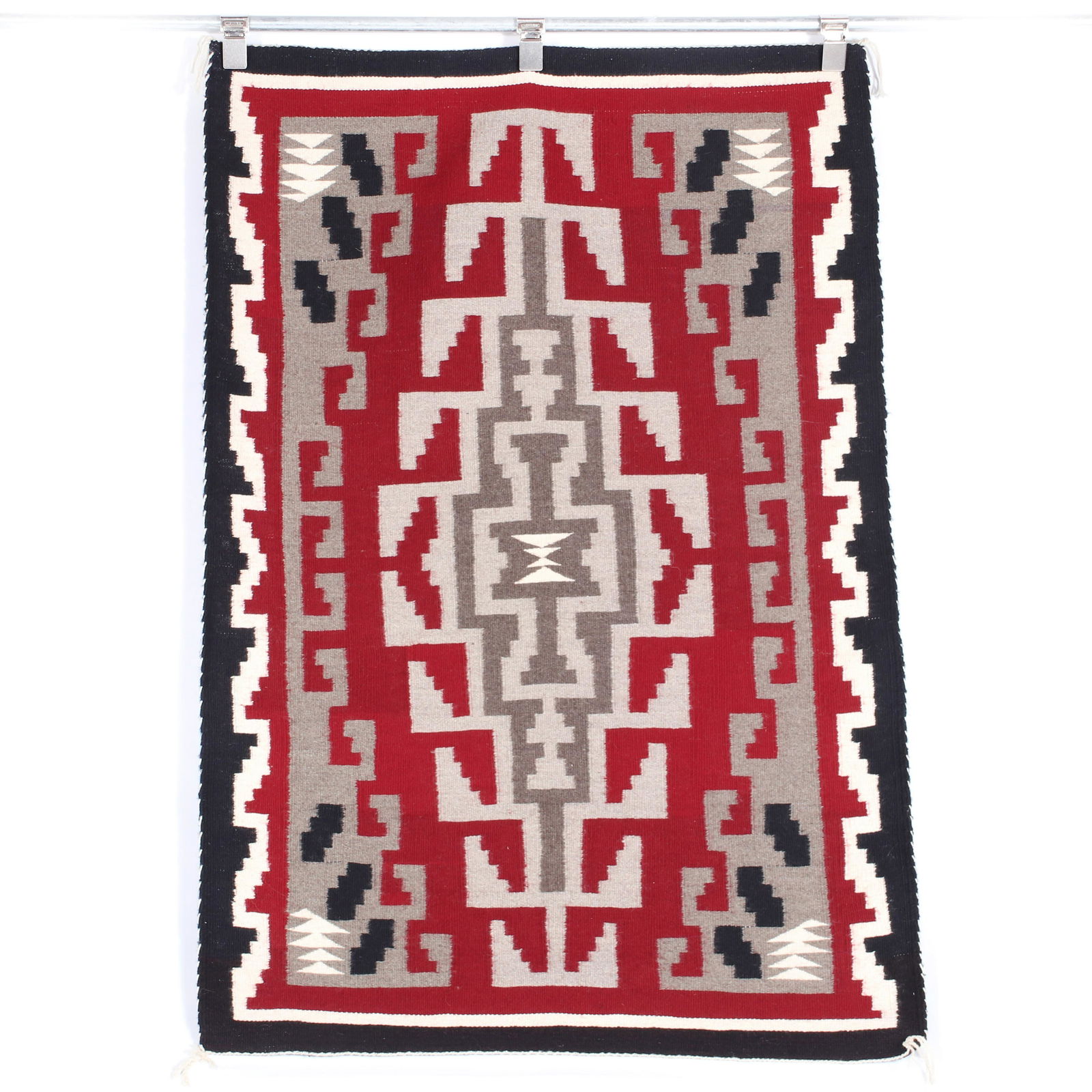Native American Indian Navajo Ganado weaving rug with a (1 of 4)