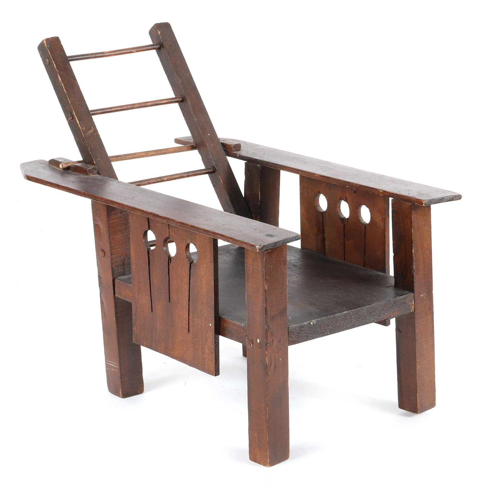 Hand made Arts & Crafts Morris chair doll furniture or (1 of 5)