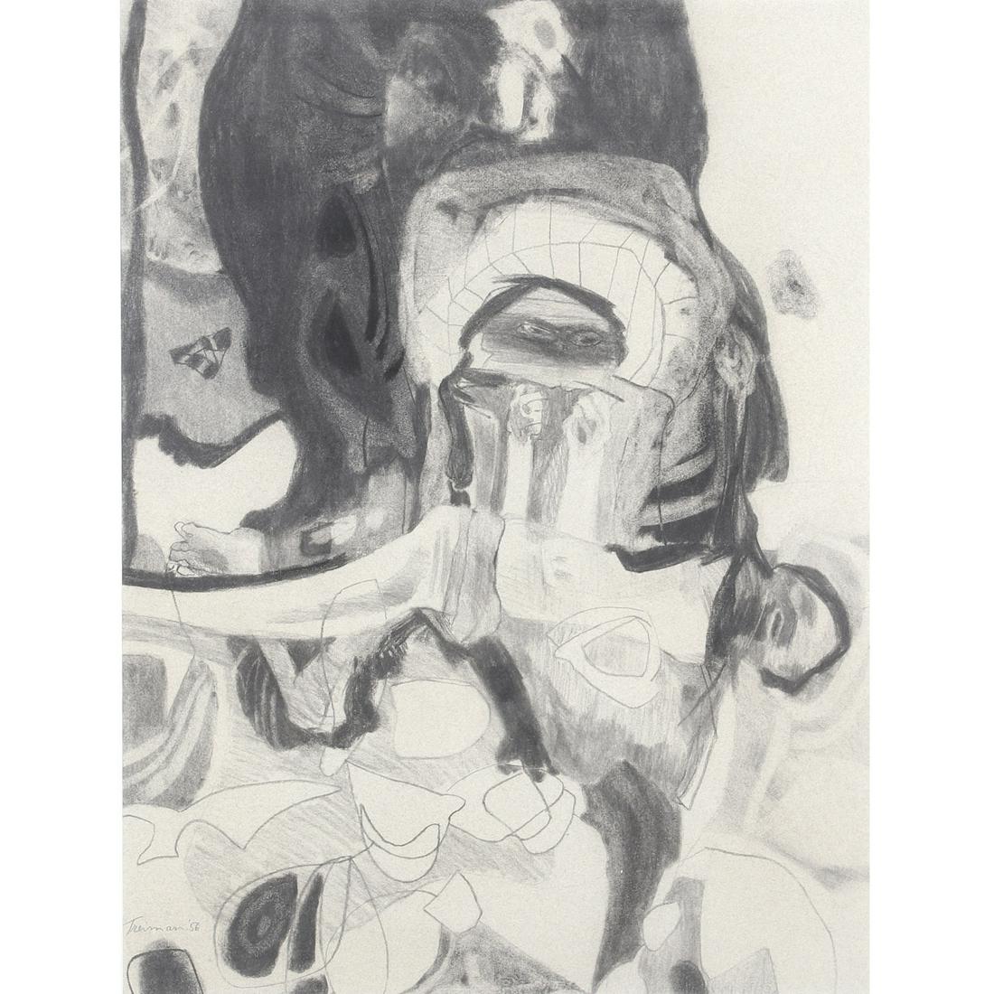 Joyce Treiman, (American, 1922-1991), Cain and Abel, (1 of 7)