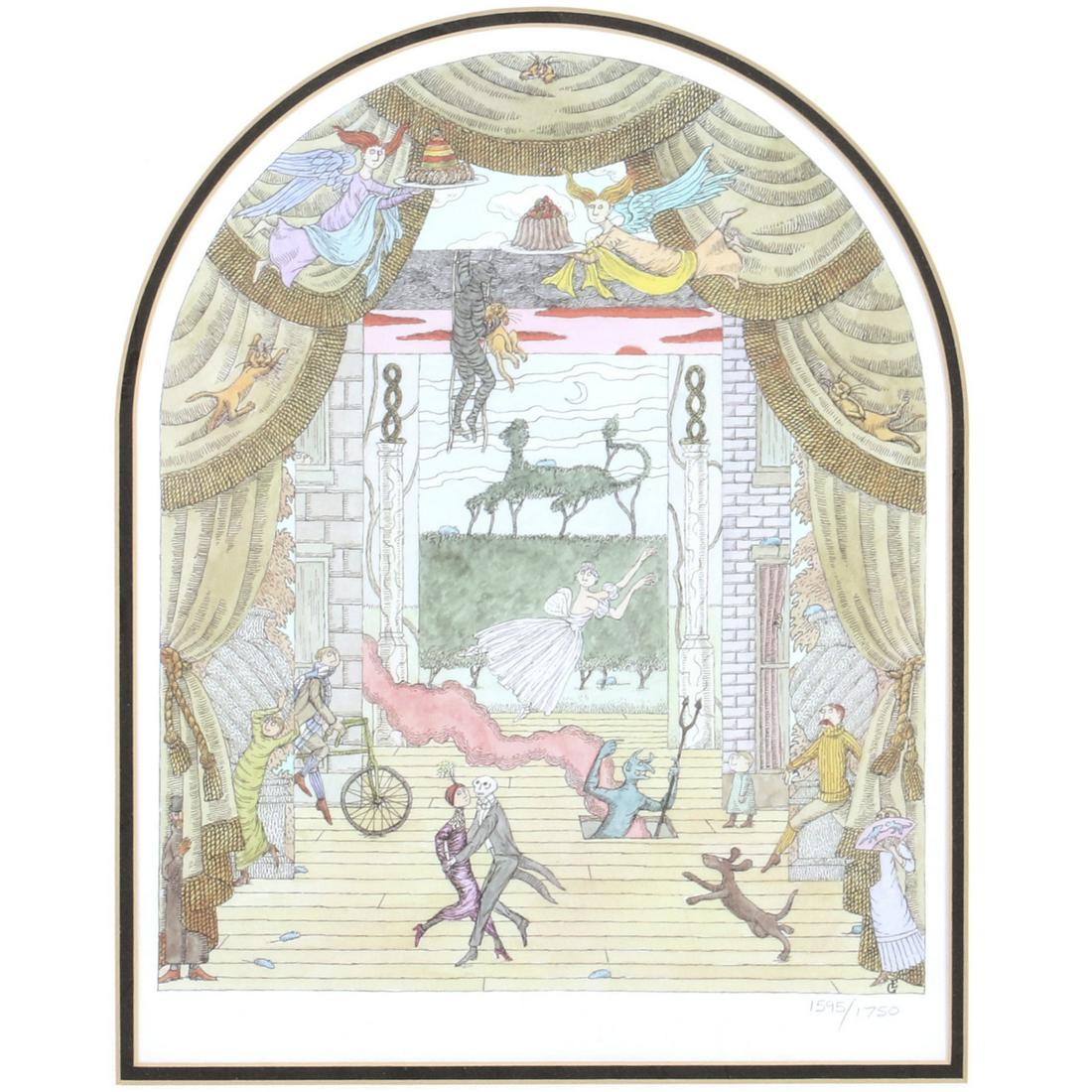 Edward Gorey, American (1925-2000), #10 (Signals (1 of 6)