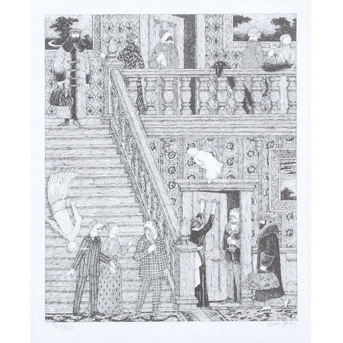 Edward Gorey, American (1925-2000), #3 (series printed (1 of 7)