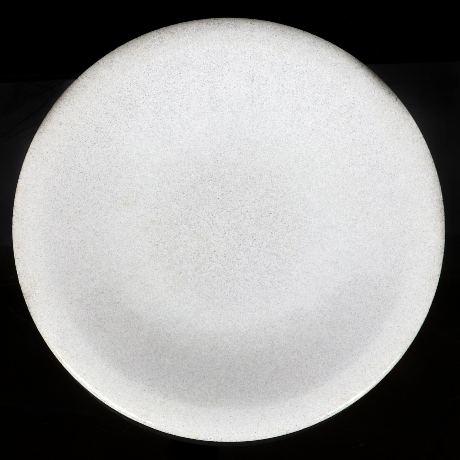 RARE Russel Wright for Paden City Snow Glass Plate.: RARE Russel Wright for Paden City Snow Glass Plate. MCM, Mid Century Modern design art glass. 8 1/4"H