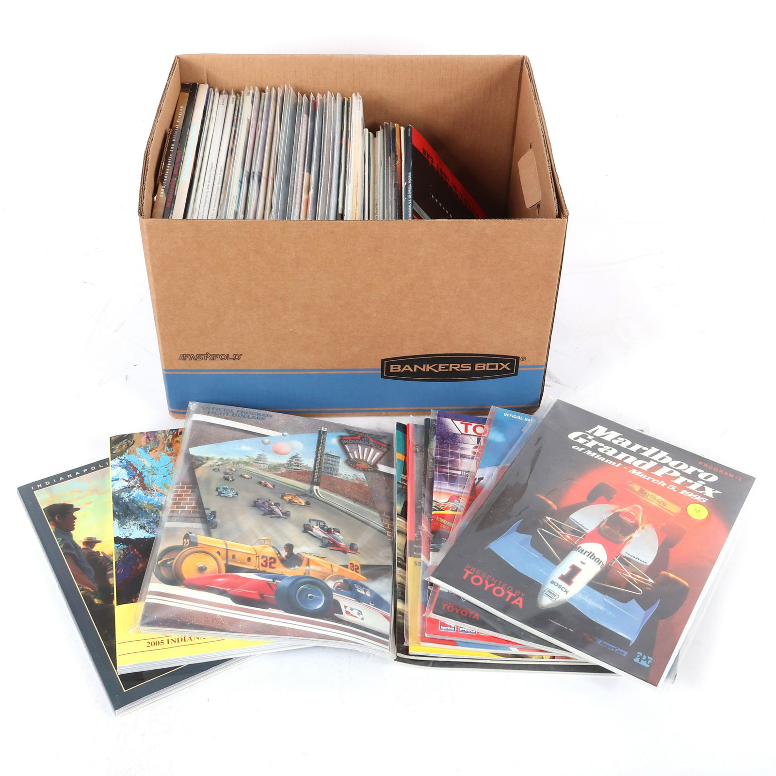 Lot of 53 Indy Racing Car Race Programs 1960-2008 (1 of 3)