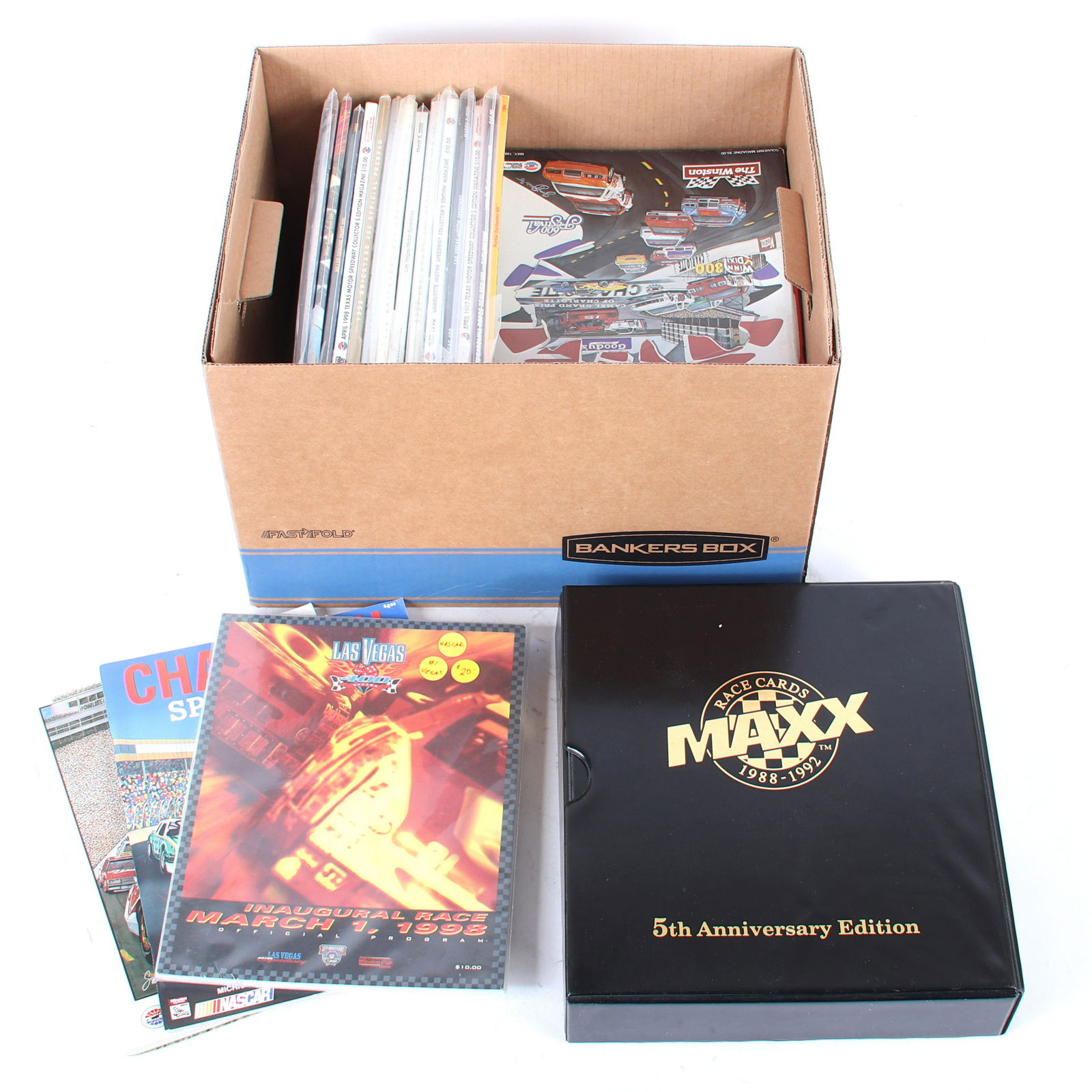 Lot of 36 NASCAR Race Programs & MAXX 5th Anniversary (1 of 3)