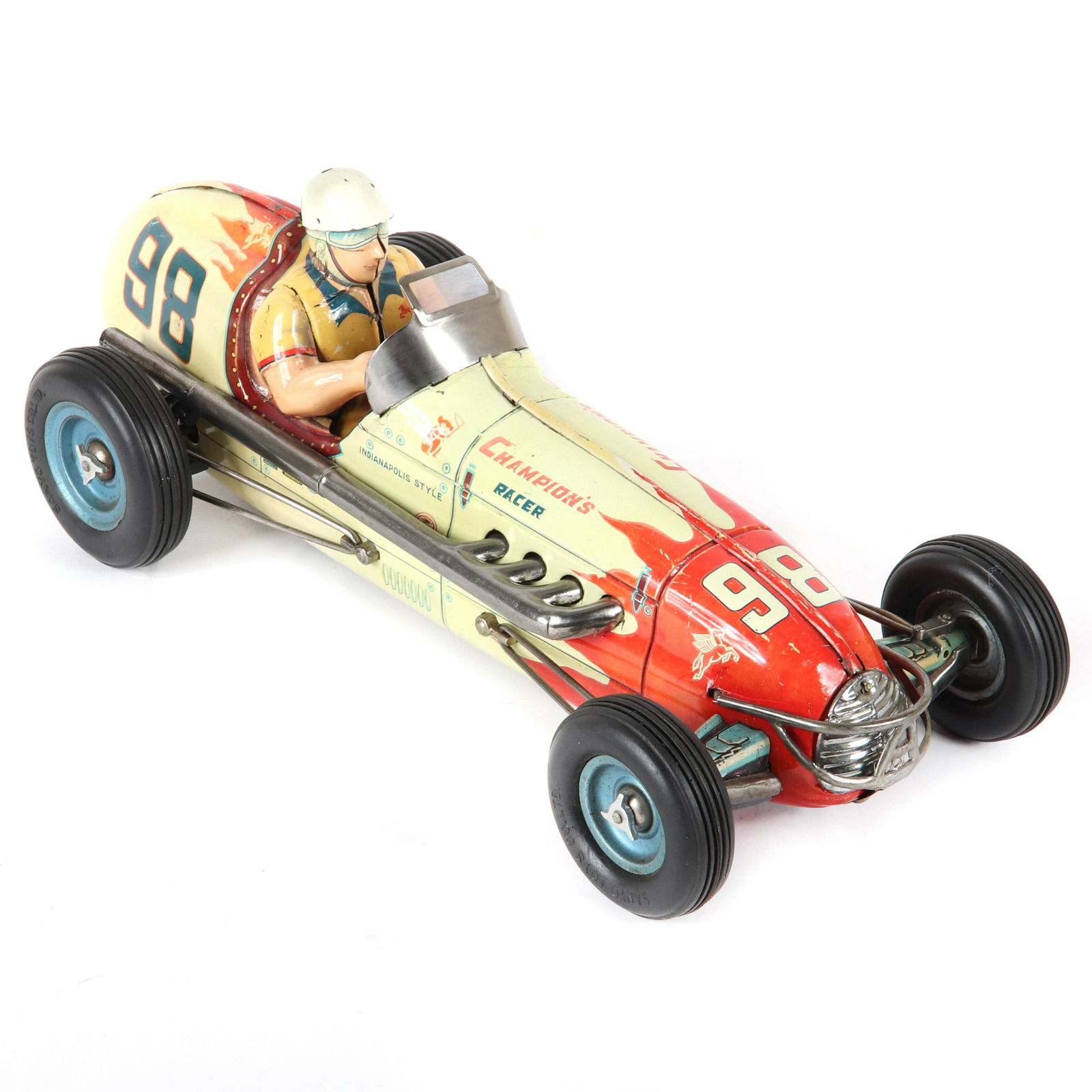 Late 1950's Yonezawa Tin Race Car (1 of 6)