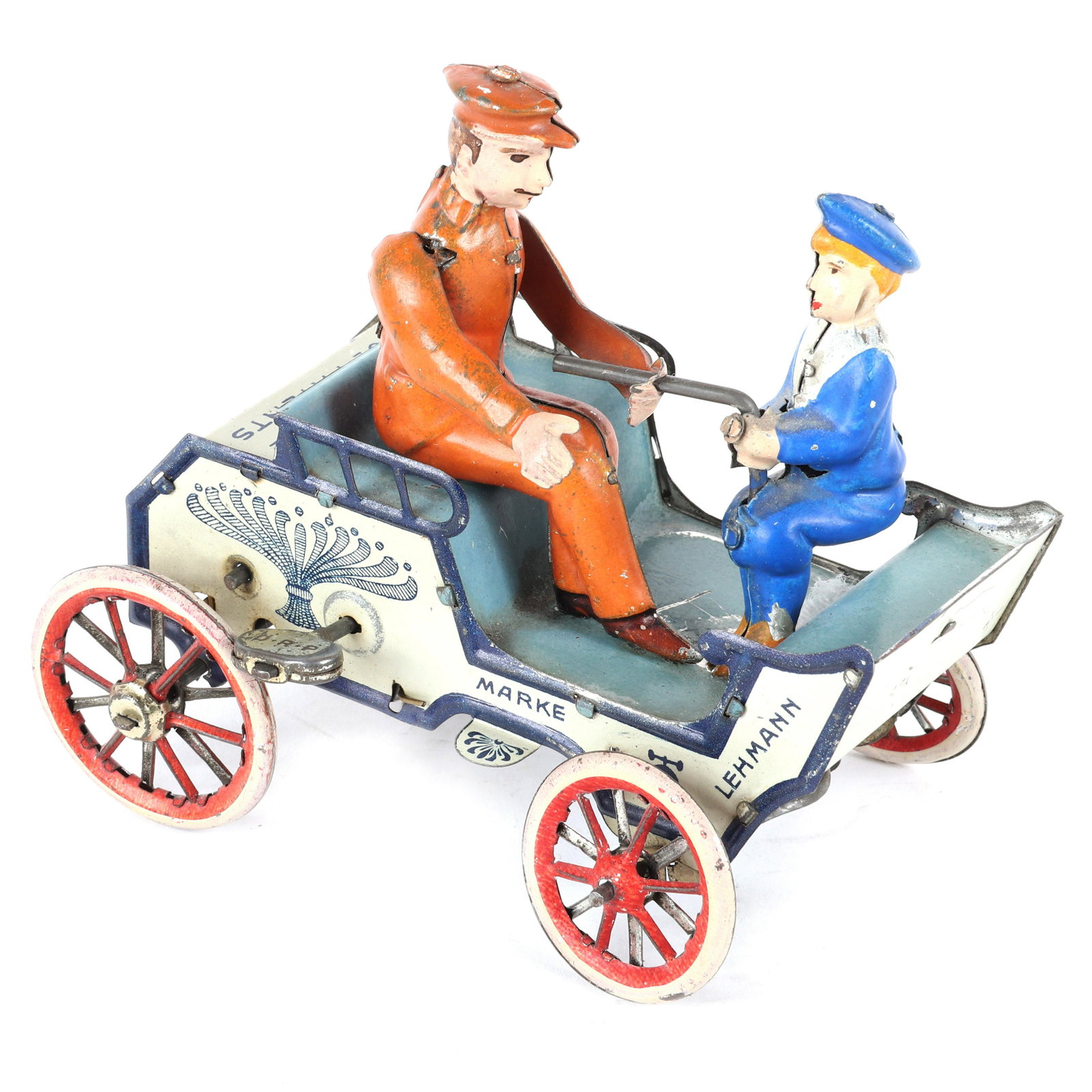 Lehmann Auto Carriage tin litho windup clockwork toy (1 of 4)
