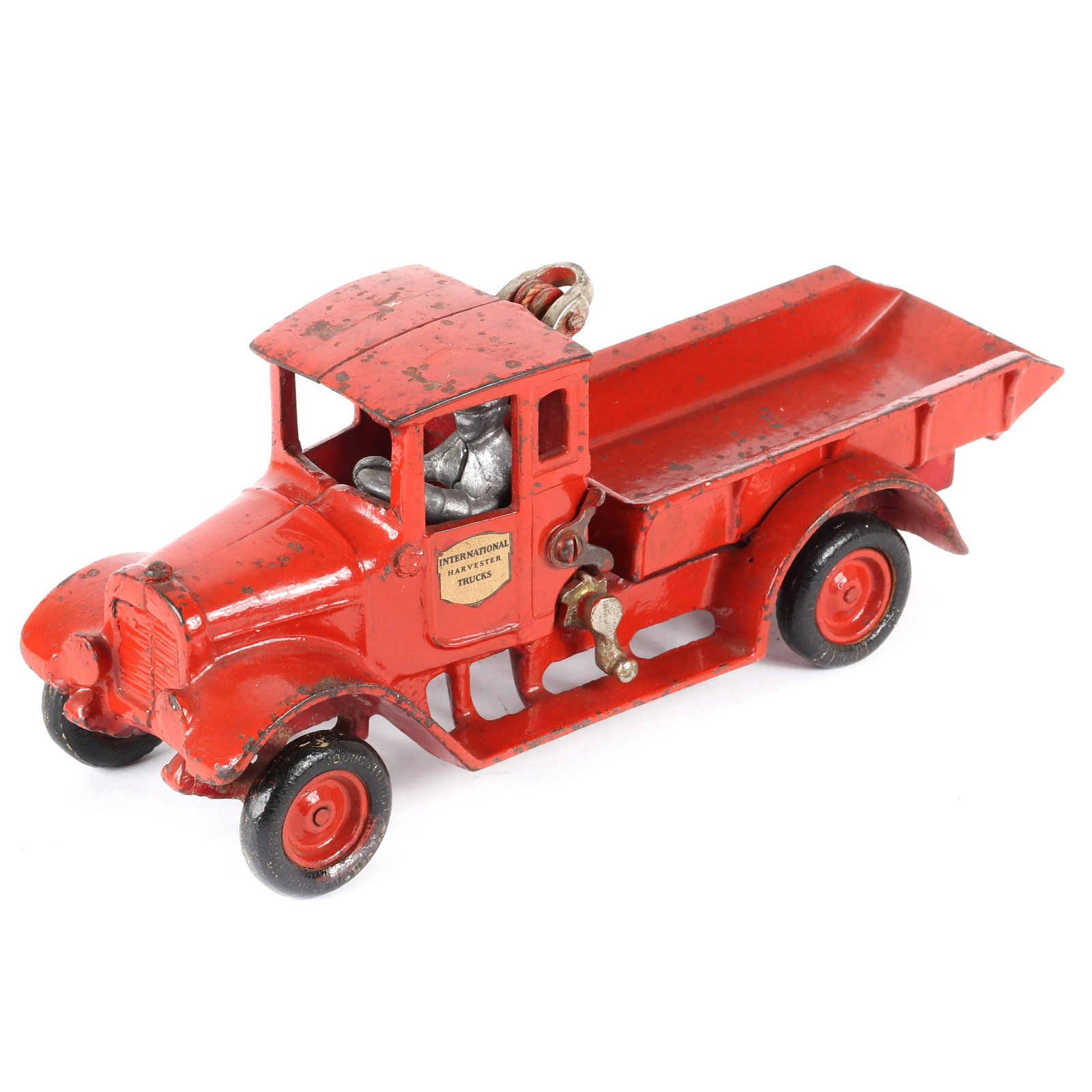 Arcade Cast Iron Red Baby Dump International Harvester (1 of 4)