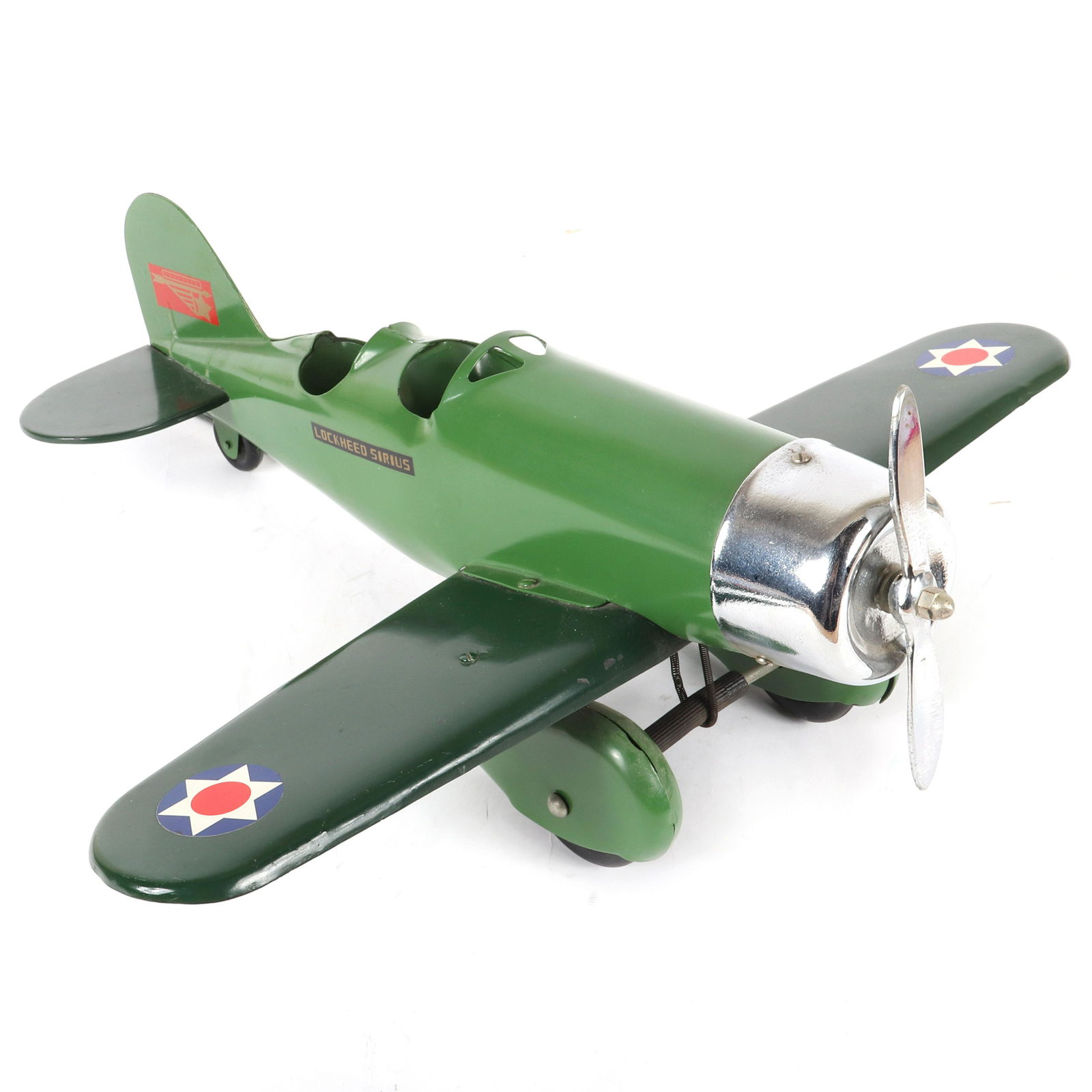 Reproduction Lockheed Sirius Pressed Steel Airplane (1 of 3)