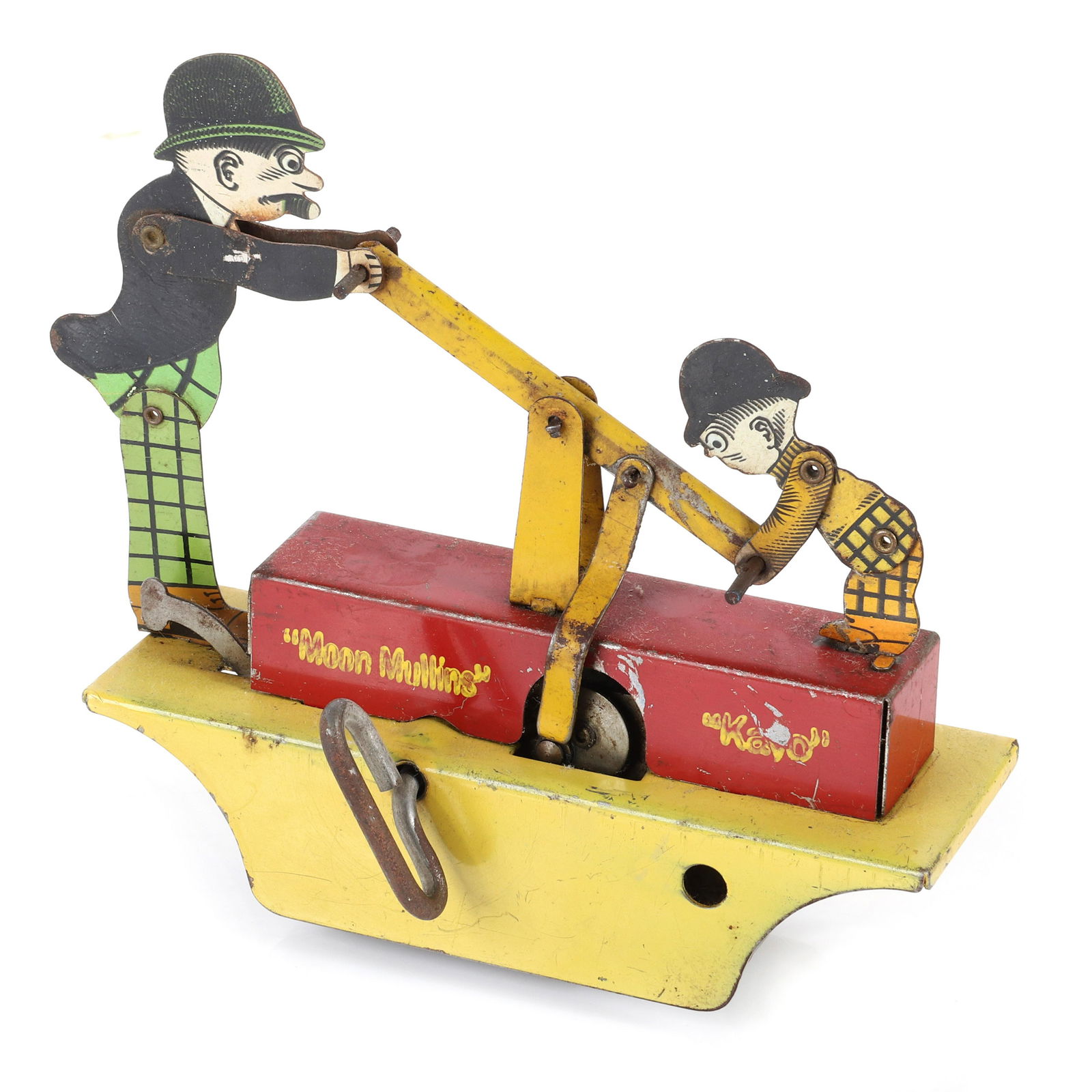 Moon Mullins Kayo Tin Litho Wind Up Railroad Car (1 of 5)