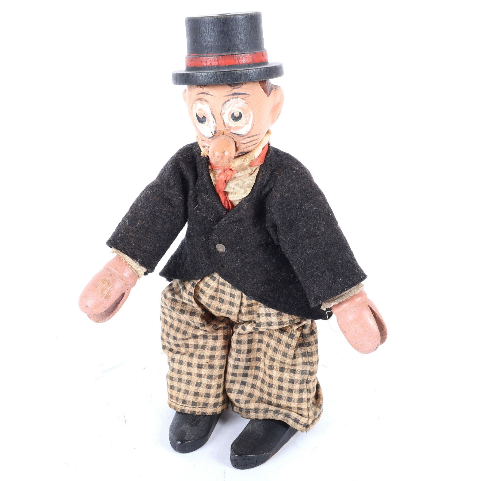 Vintage 1920's Barney Google Jointed Wood Doll & (1 of 4)