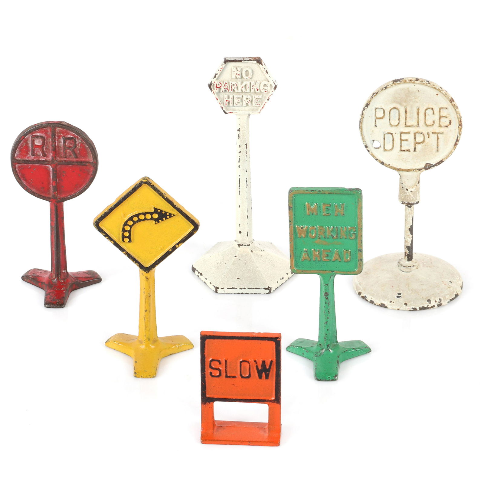 Lot of 6 Vintage Arcade Road Signs (1 of 4)