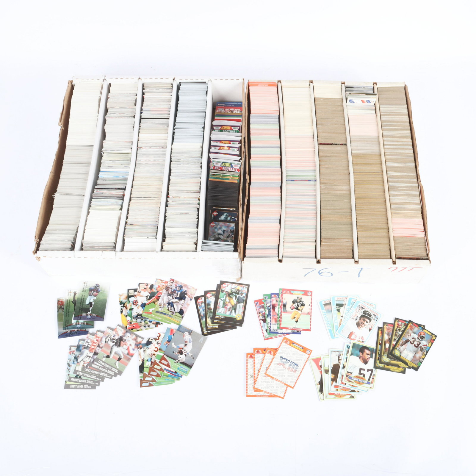 Lot of over 9,000 Football & Basketball Cards (1 of 4)