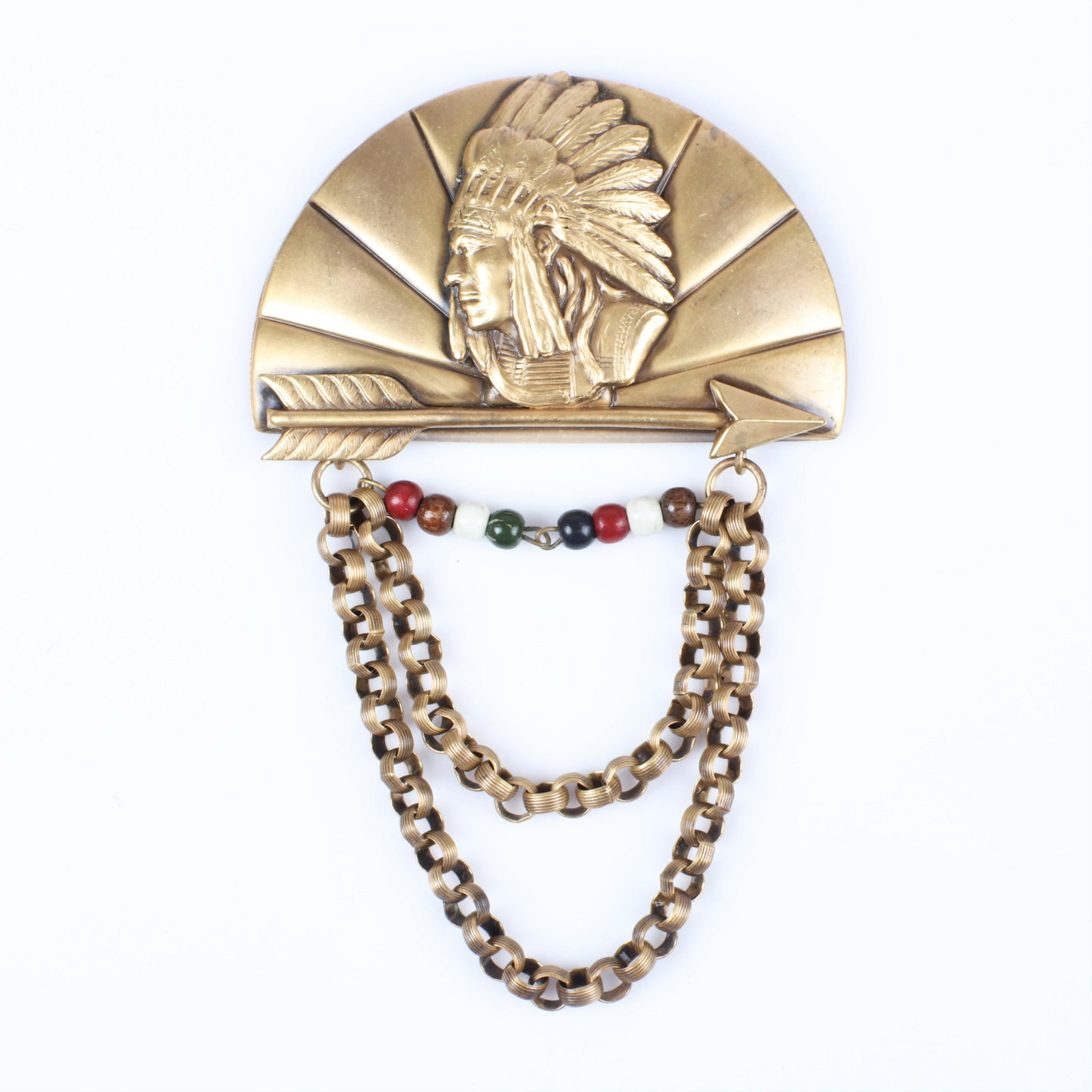 Joseff of Hollywood LARGE 3 1/2"H Native American head (1 of 3)