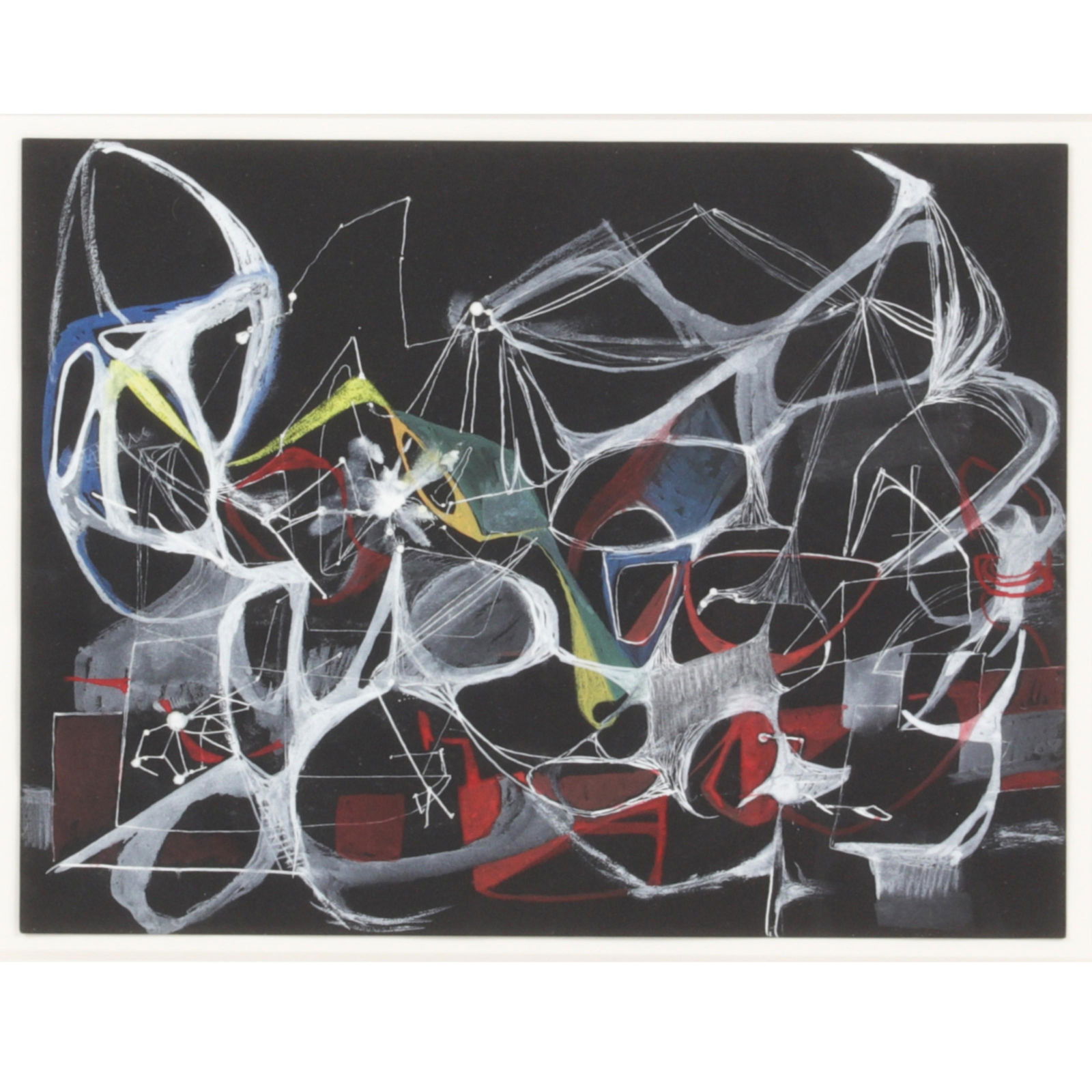 Gertrude Barrer, American (1921-1992), Untitled: Gertrude Barrer American (1921-1992) Untitled Abstraction, 1947-49 watercolor, ink, and gouache on paper Unsigned. Provenance: From a private collector, Indianapolis. Provenance: Muriel Weitzen Galler